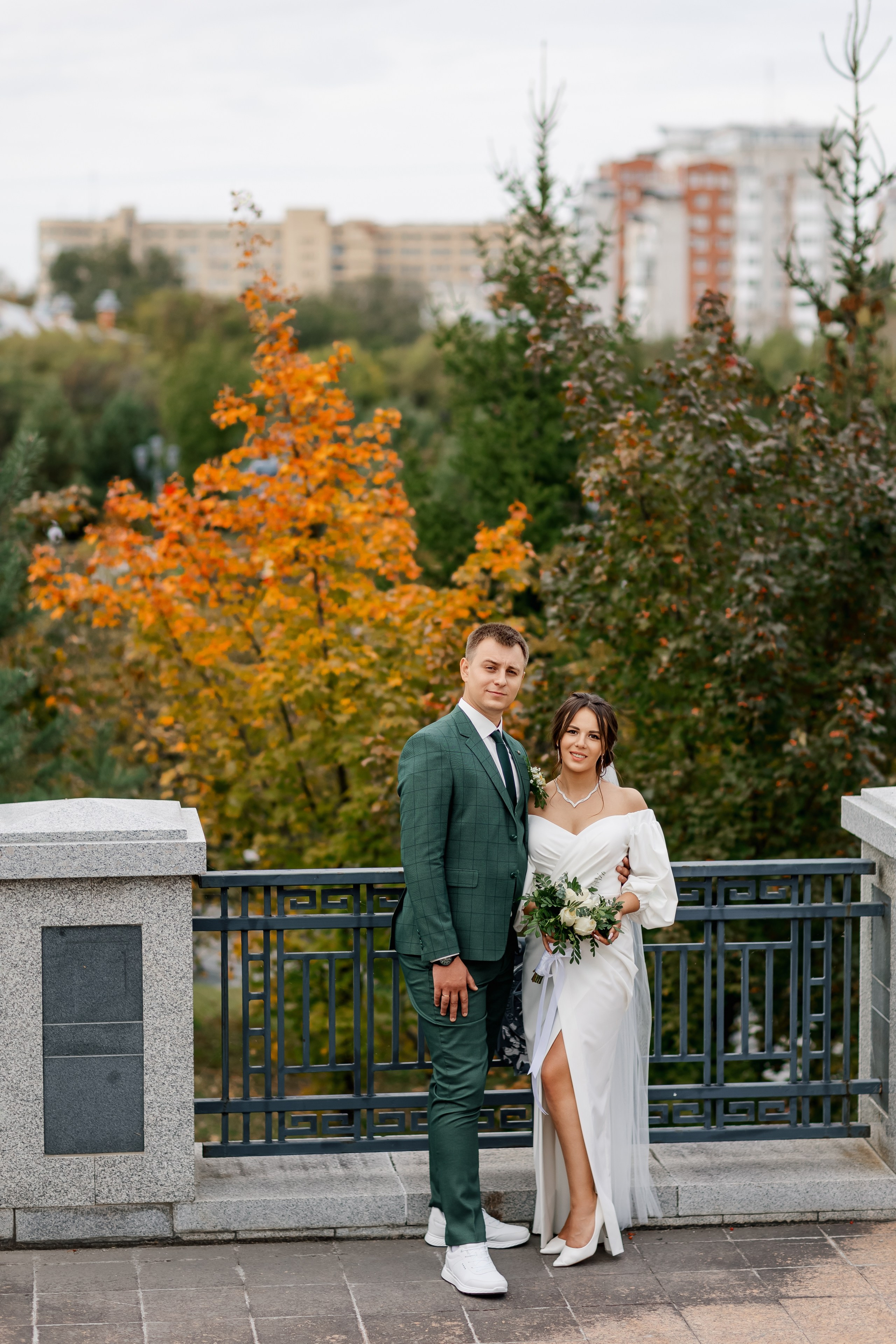 Олег и Юлия. Свадебная прогулка. Свадебный фотограф в Хабаровске