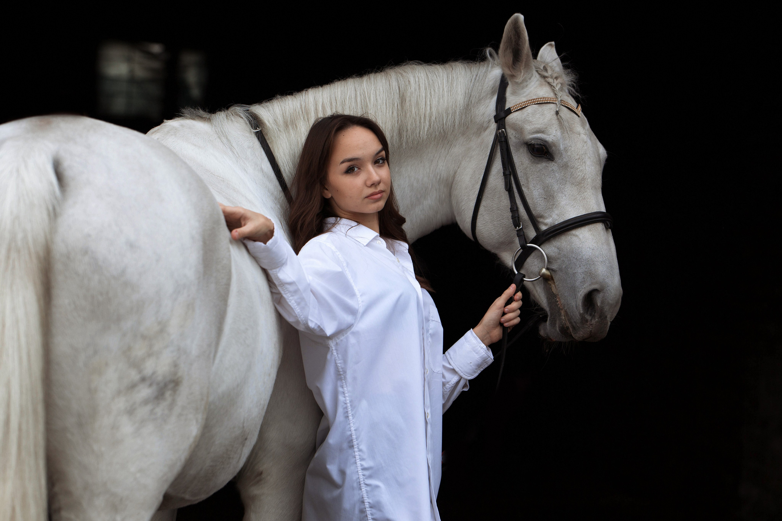 Зина и Пэрис. Конный фотограф в Красноярске — Любовь Похабова