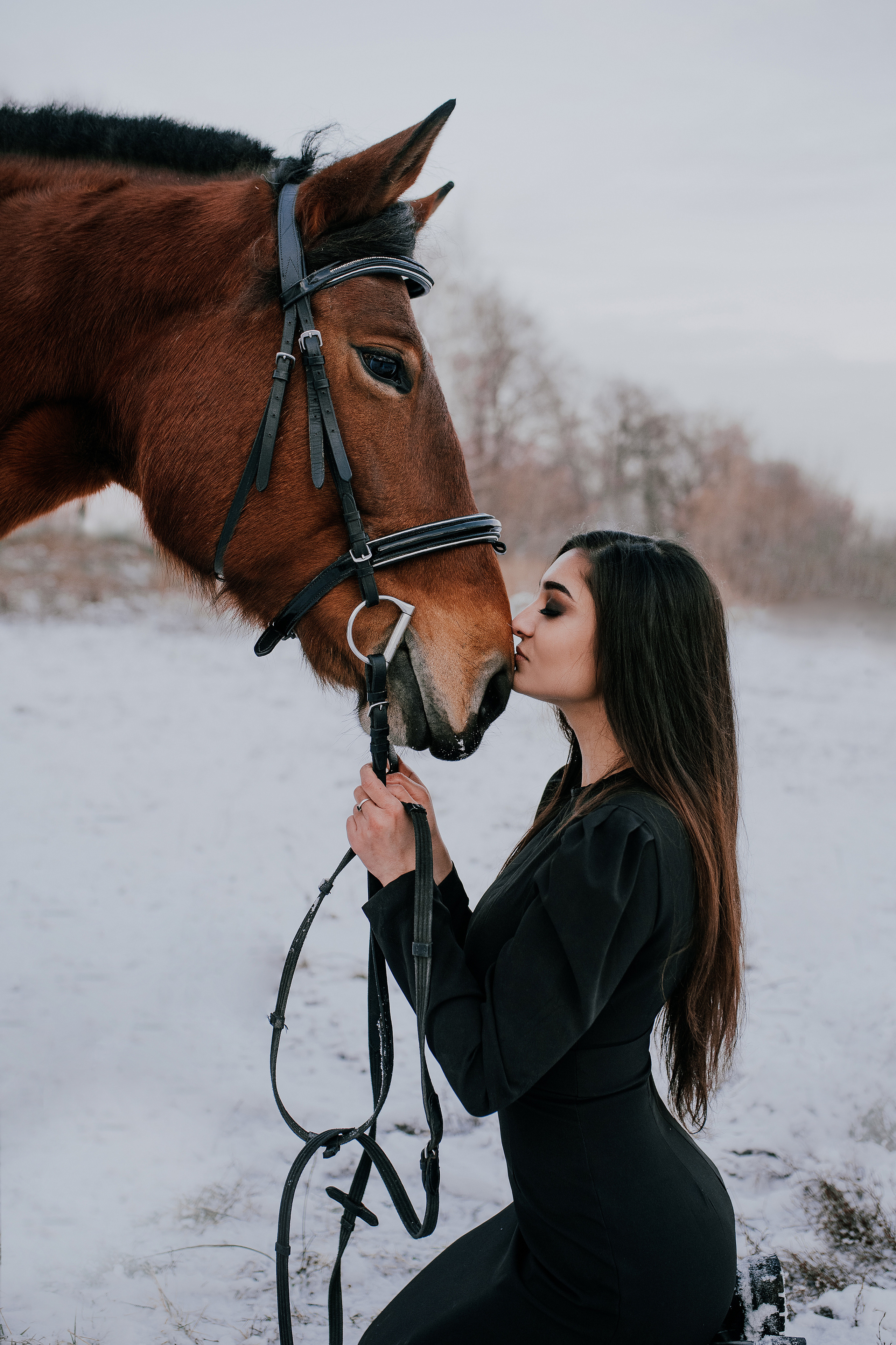 Съемки с лошадьми. Свадебный, семейный фотограф в Рязани Лена Брант
