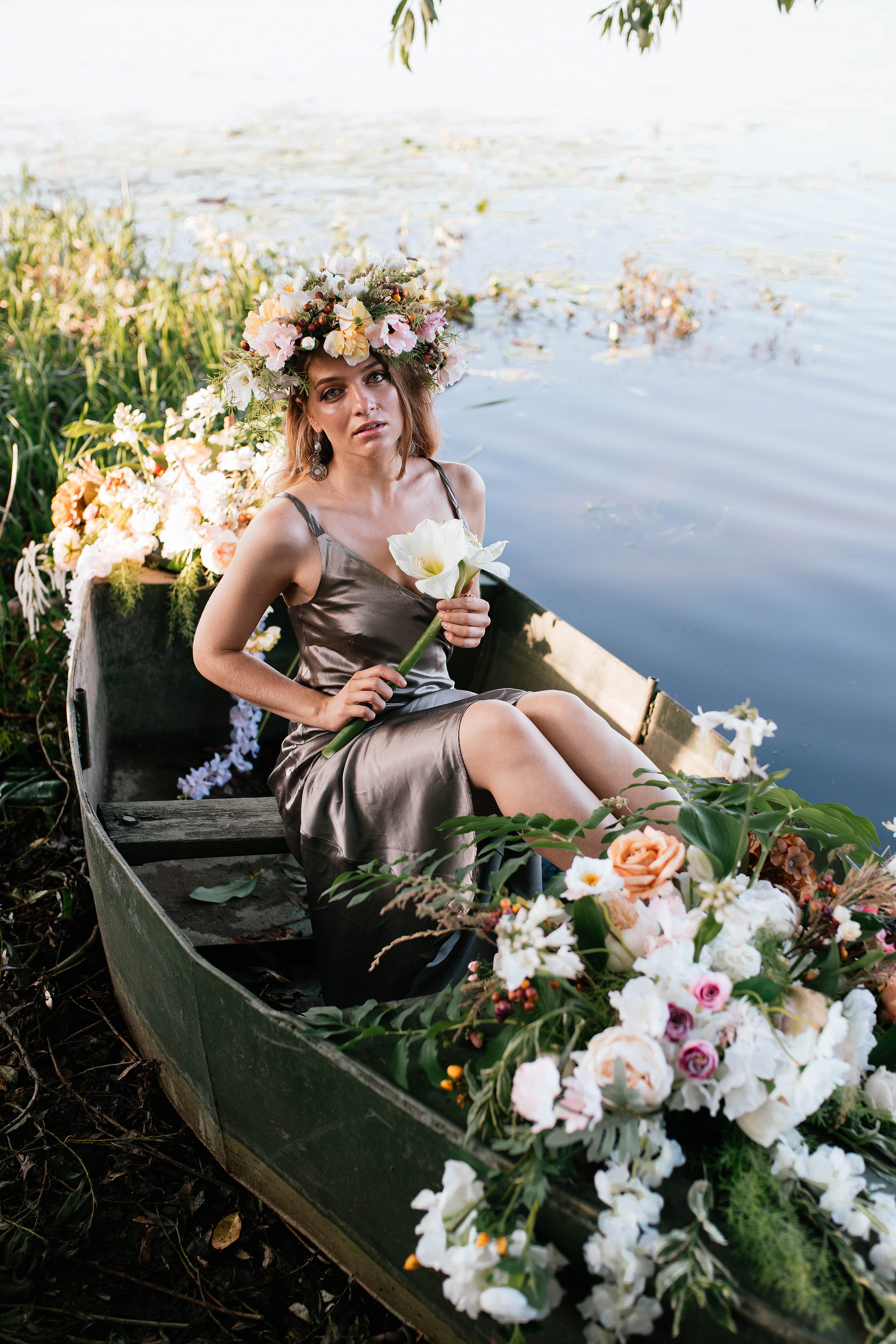 Лодка. Свадебный, семейный фотограф в Рязани Лена Брант