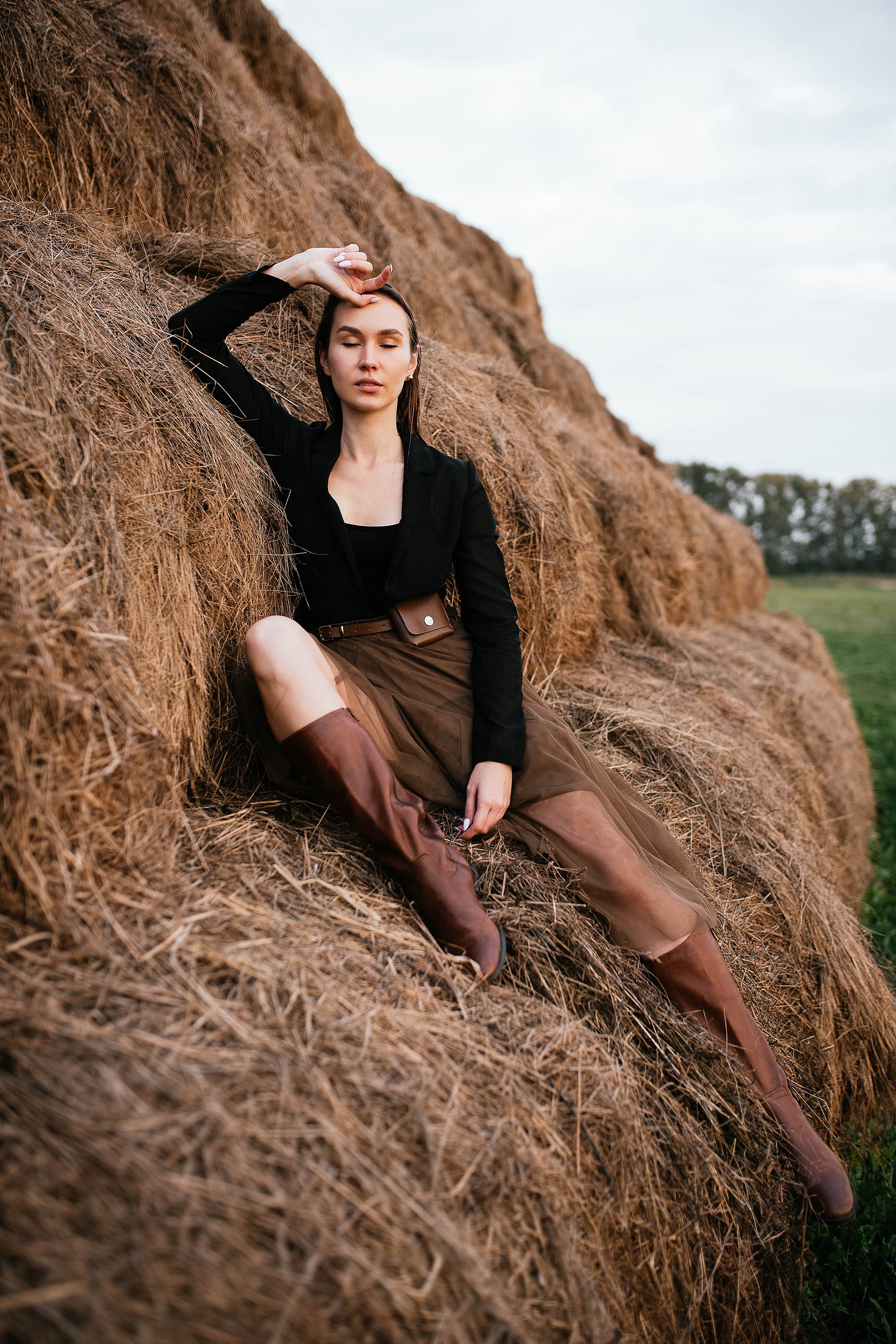 Фотодень в стогах. Свадебный, семейный фотограф в Рязани Лена Брант