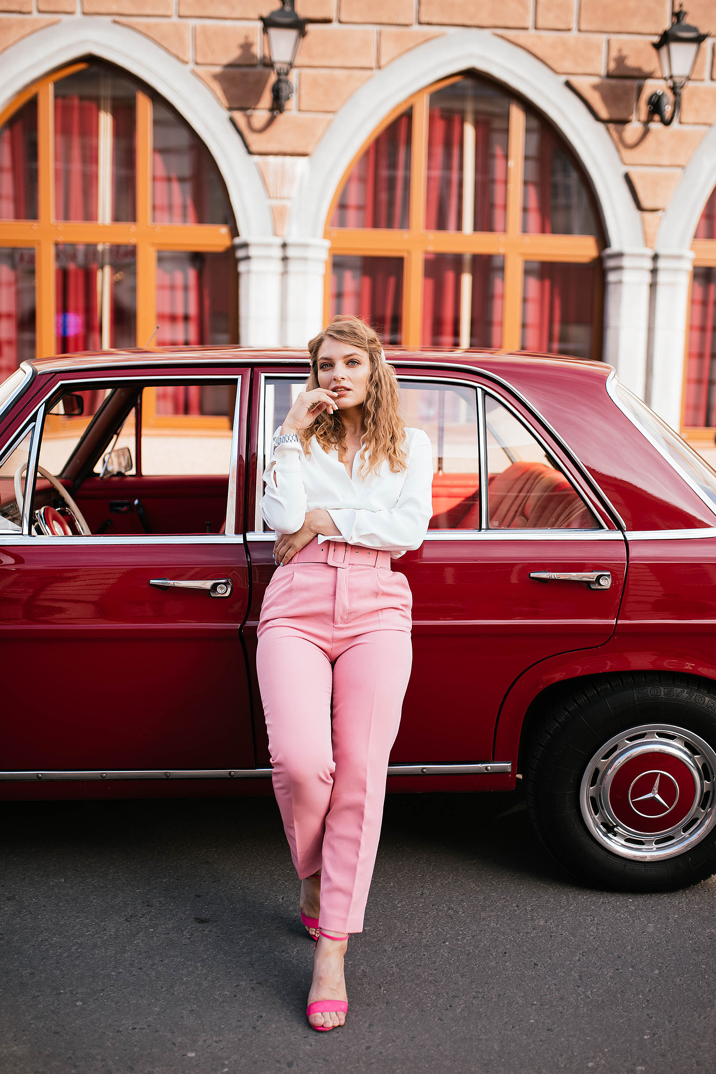 Фотодень с ретро-машиной. Свадебный, семейный фотограф в Рязани Лена Брант