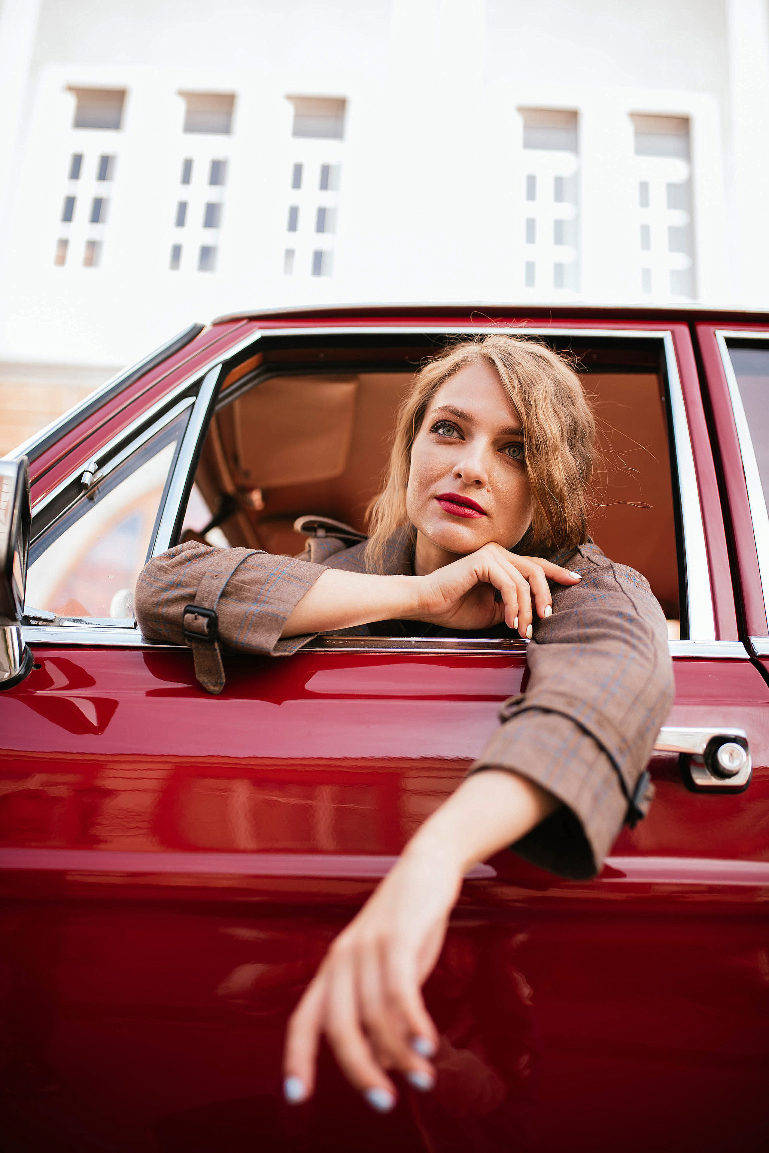 Фотодень с ретро-машиной. Свадебный, семейный фотограф в Рязани Лена Брант