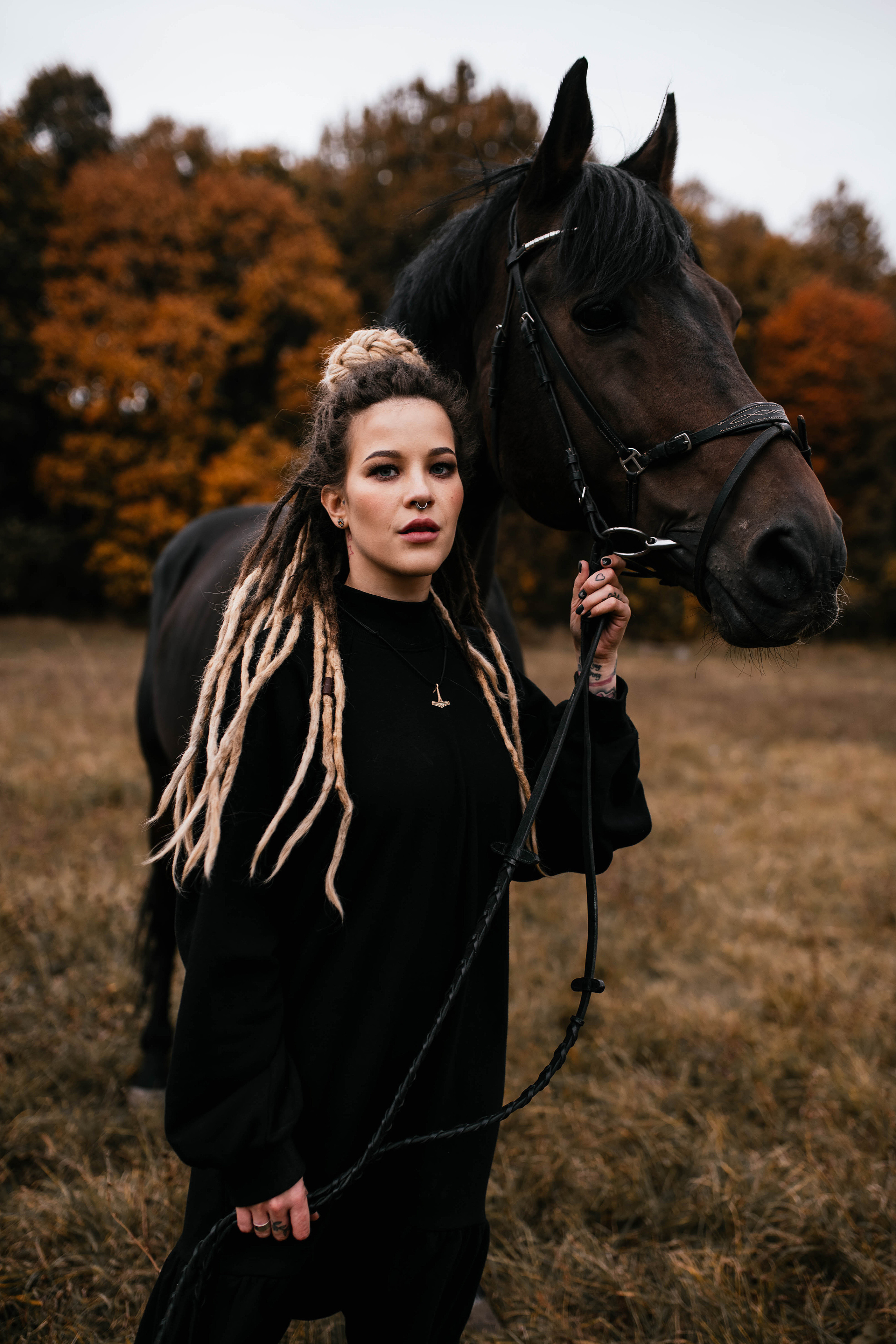 Съемки с лошадьми. Свадебный, семейный фотограф в Рязани Лена Брант