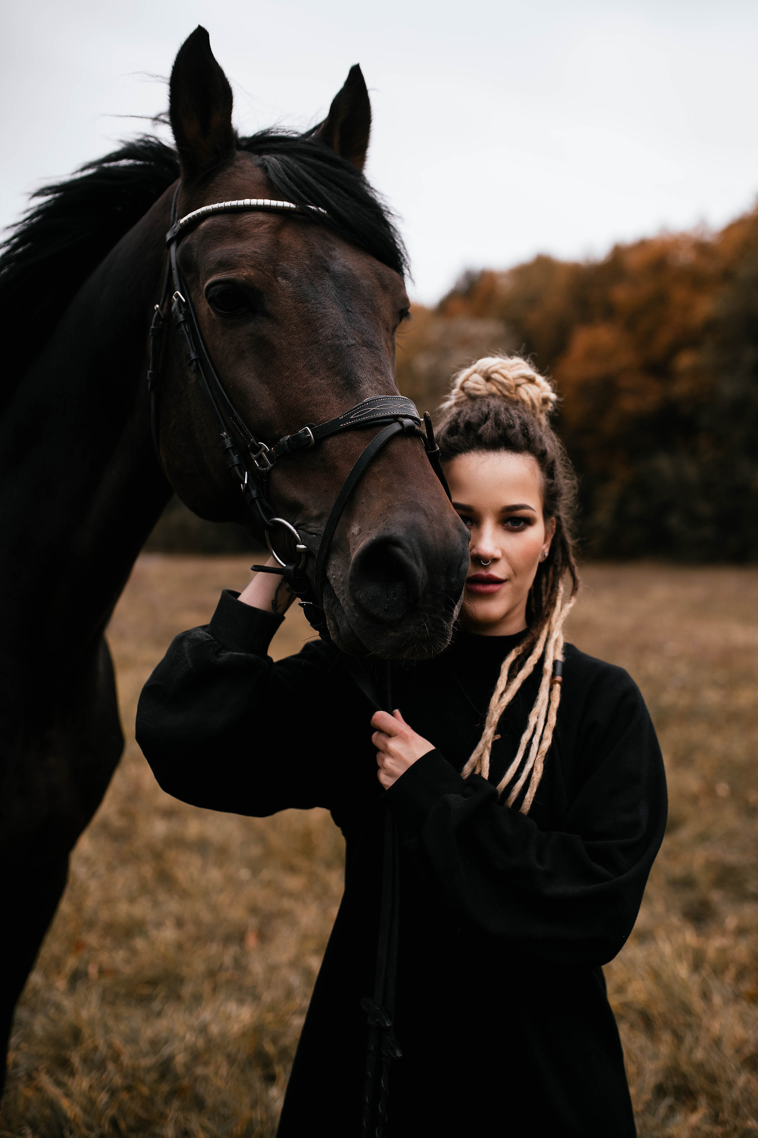 Съемки с лошадьми. Свадебный, семейный фотограф в Рязани Лена Брант