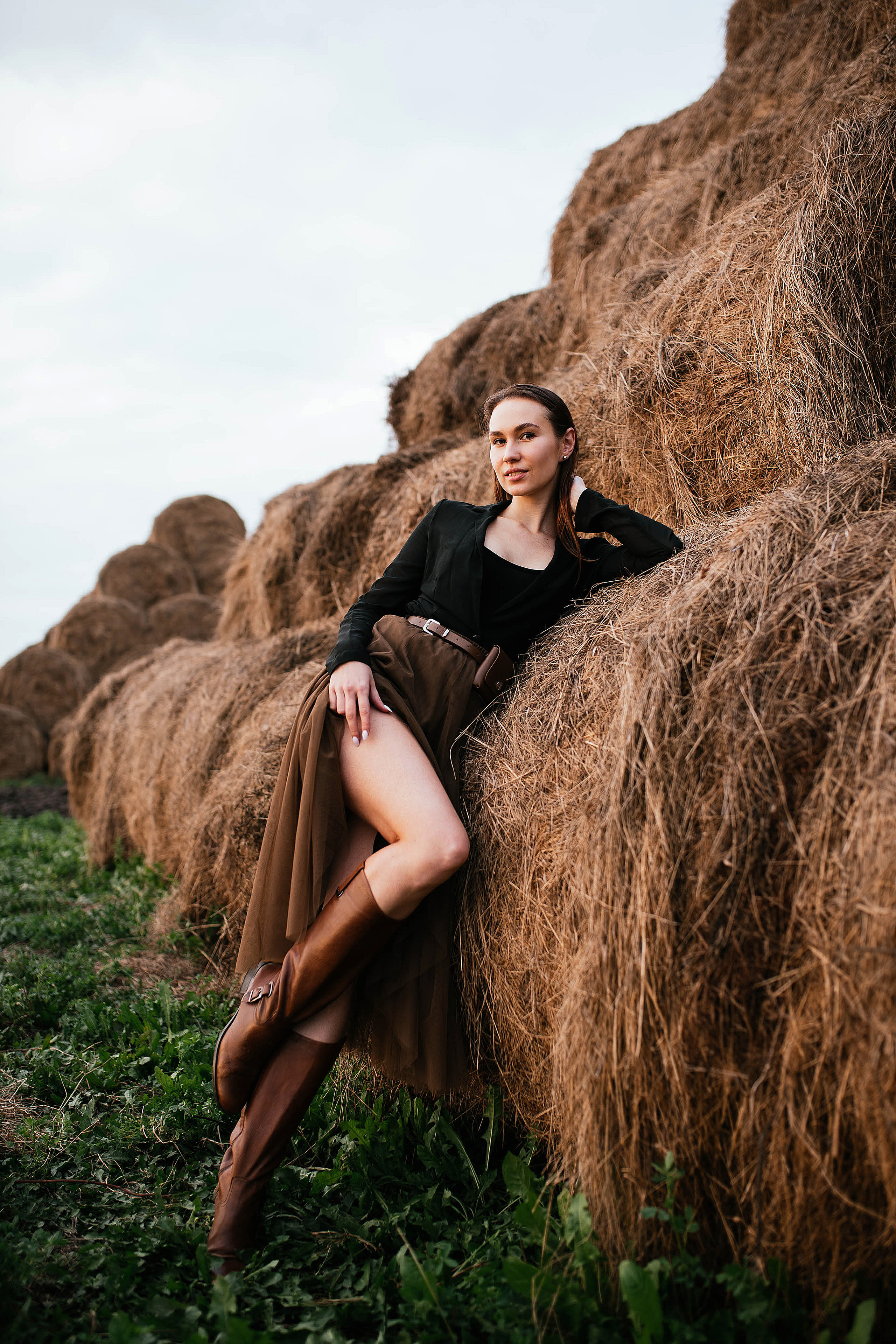 Фотодень в стогах. Свадебный, семейный фотограф в Рязани Лена Брант