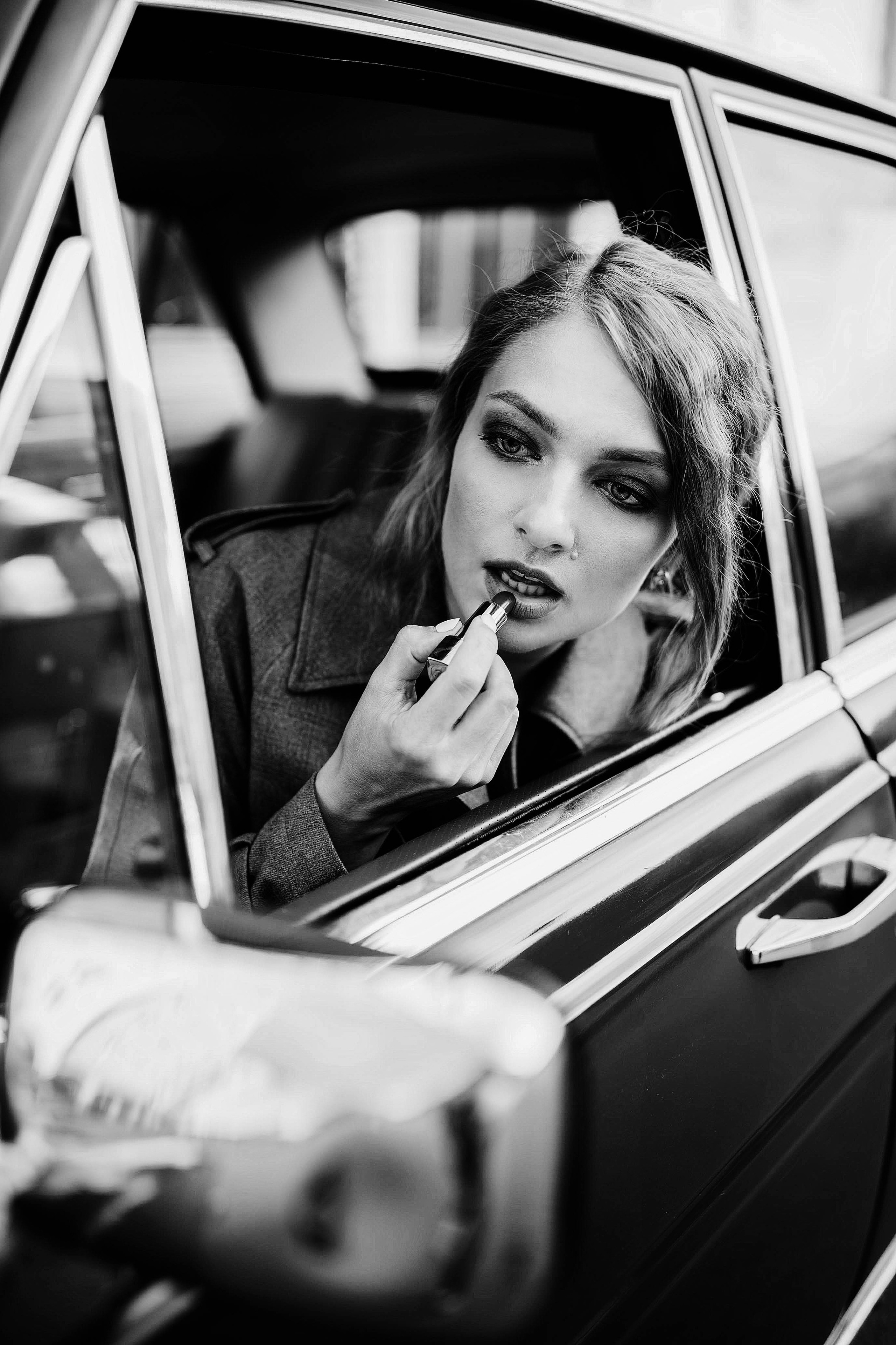 Фотодень с ретро-машиной. Свадебный, семейный фотограф в Рязани Лена Брант