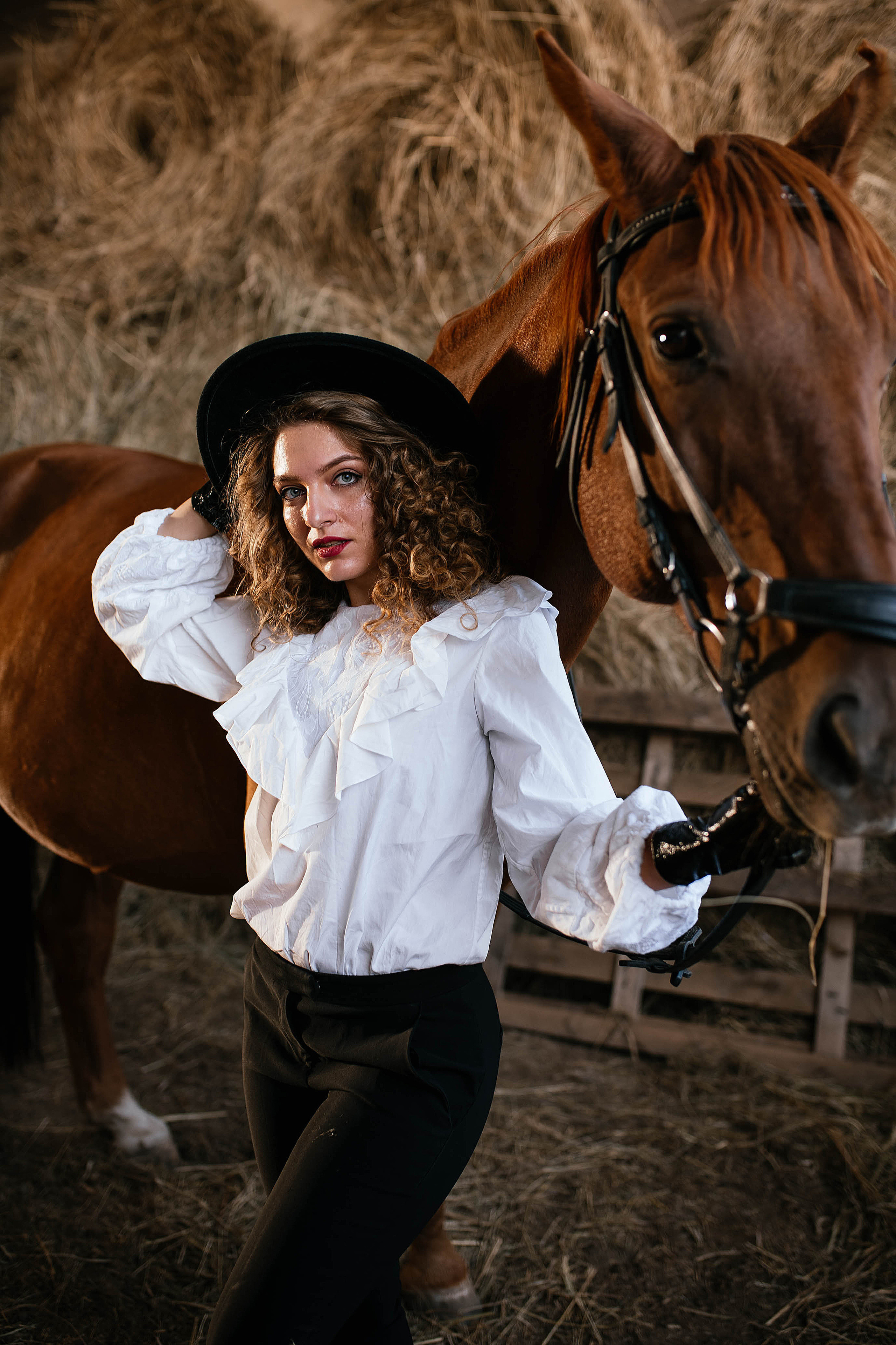 Съемки с лошадьми. Свадебный, семейный фотограф в Рязани Лена Брант