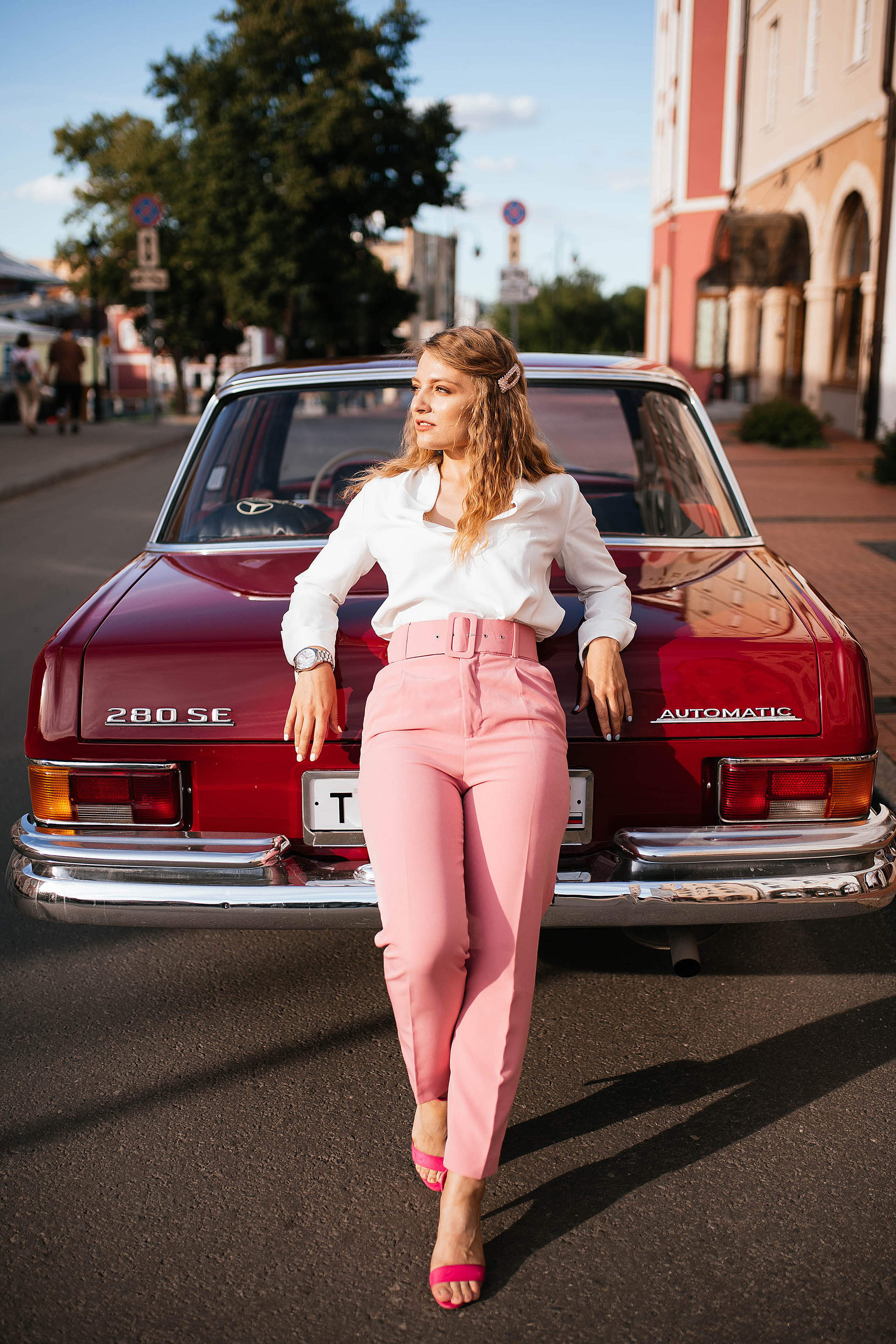 Фотодень с ретро-машиной. Свадебный, семейный фотограф в Рязани Лена Брант