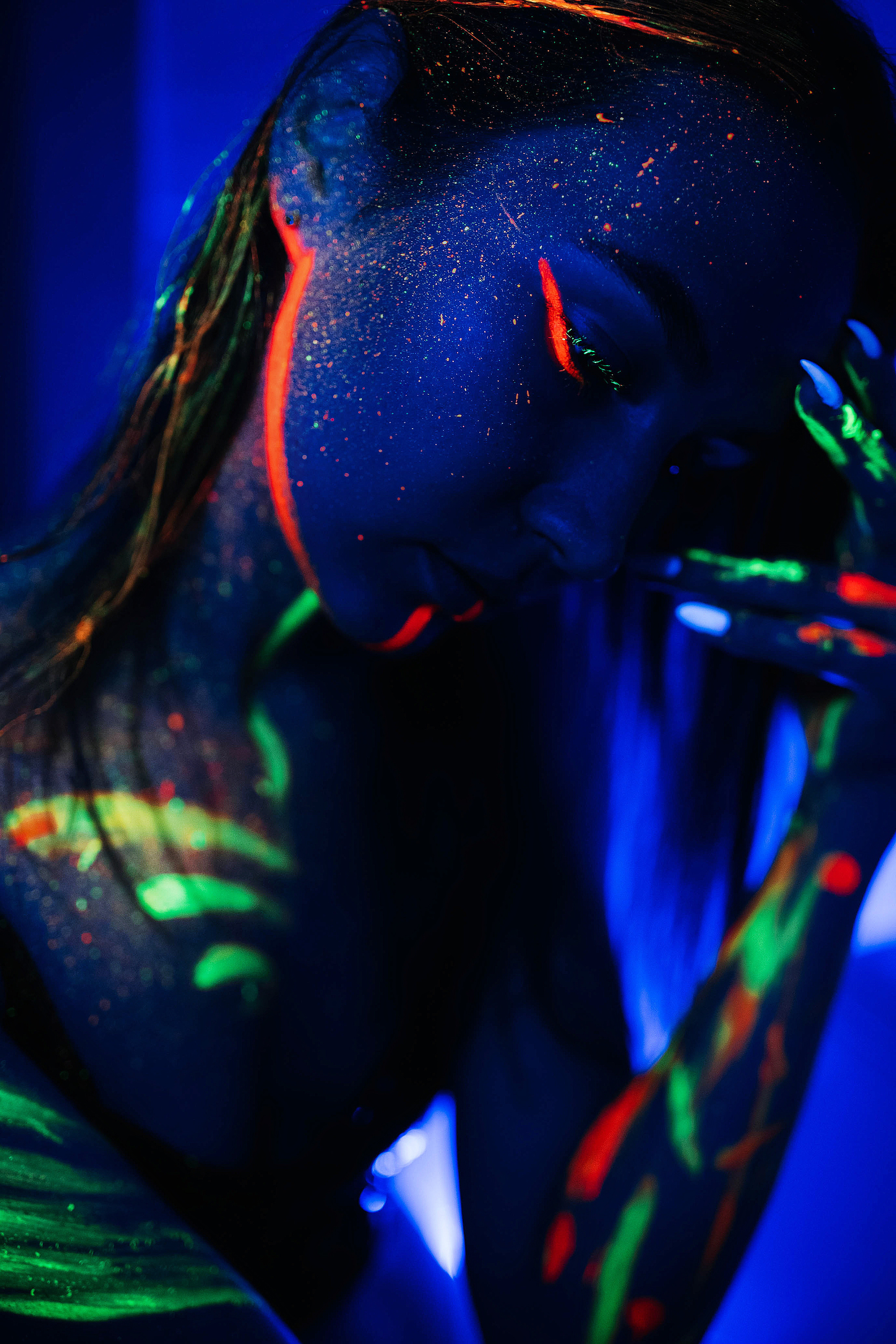 Съемки со светящимися красками. Свадебный, семейный фотограф в Рязани Лена Брант