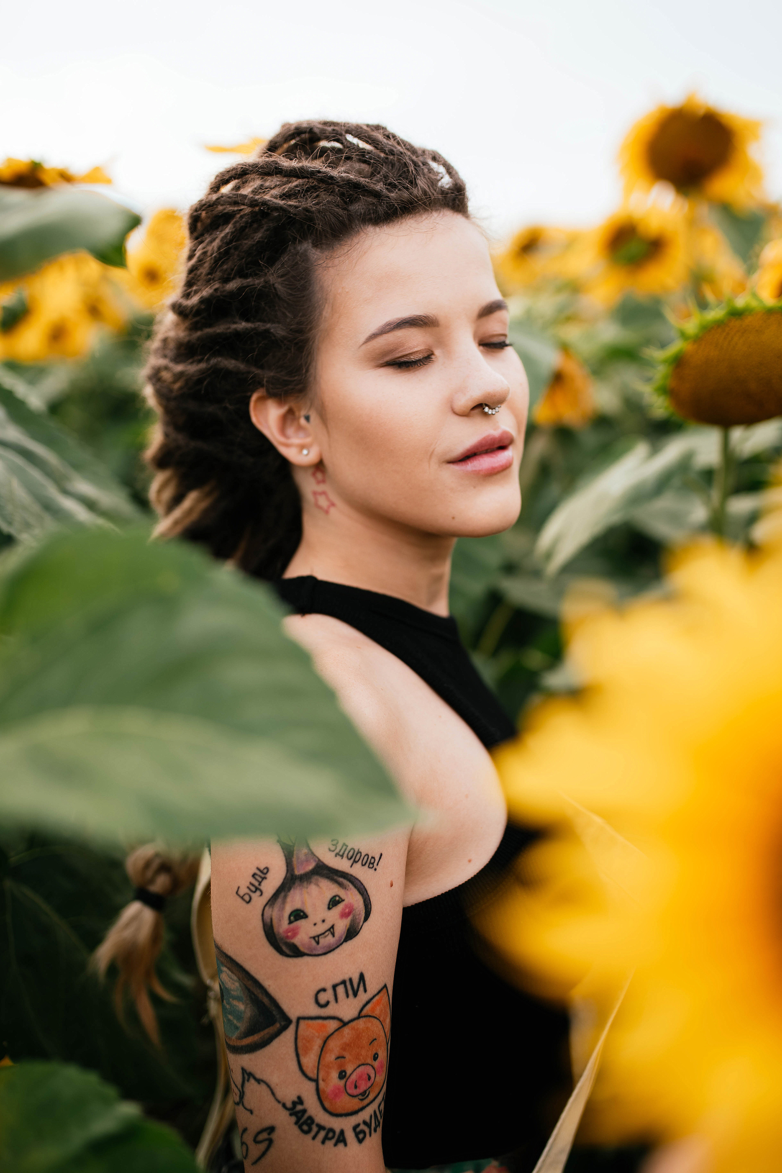 Подсолнухи Настя. Свадебный, семейный фотограф в Рязани Лена Брант