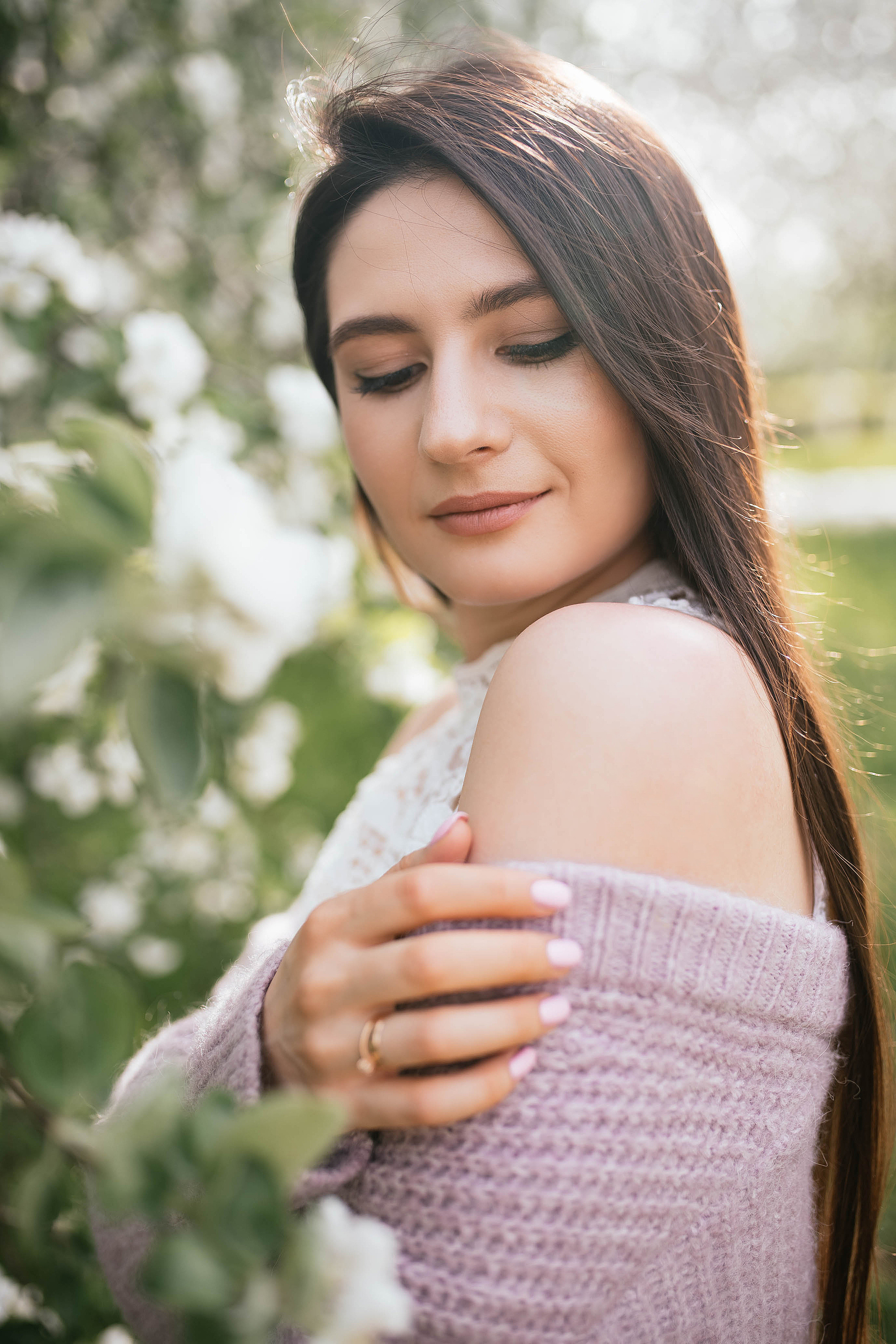 Съемки в цветущих садах. Свадебный, семейный фотограф в Рязани Лена Брант