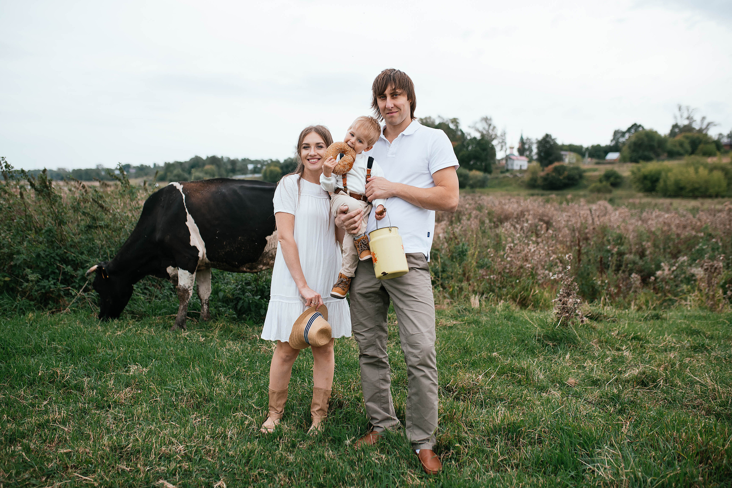 Семейная в деревне. Свадебный, семейный фотограф в Рязани Лена Брант