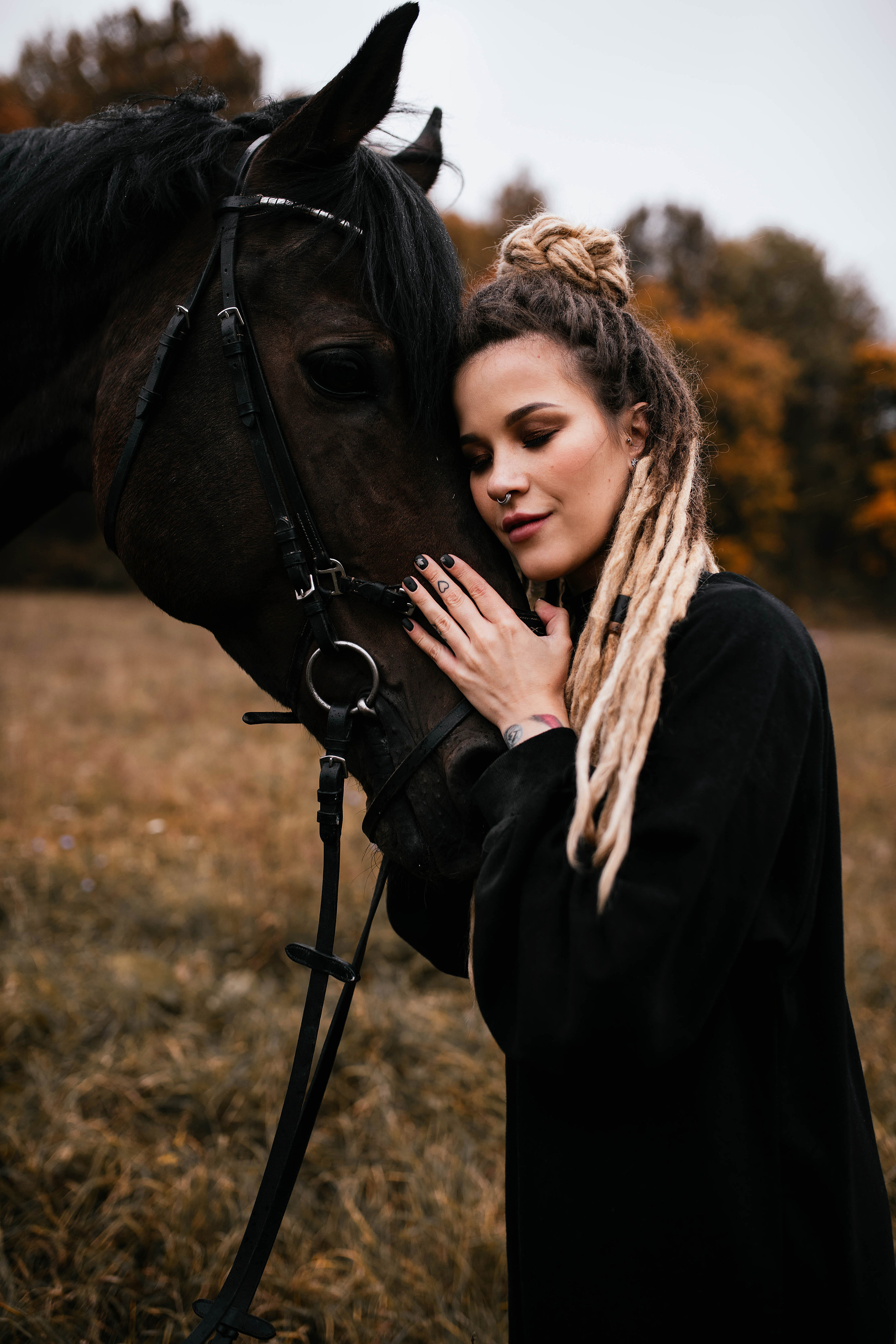Съемки с лошадьми. Свадебный, семейный фотограф в Рязани Лена Брант