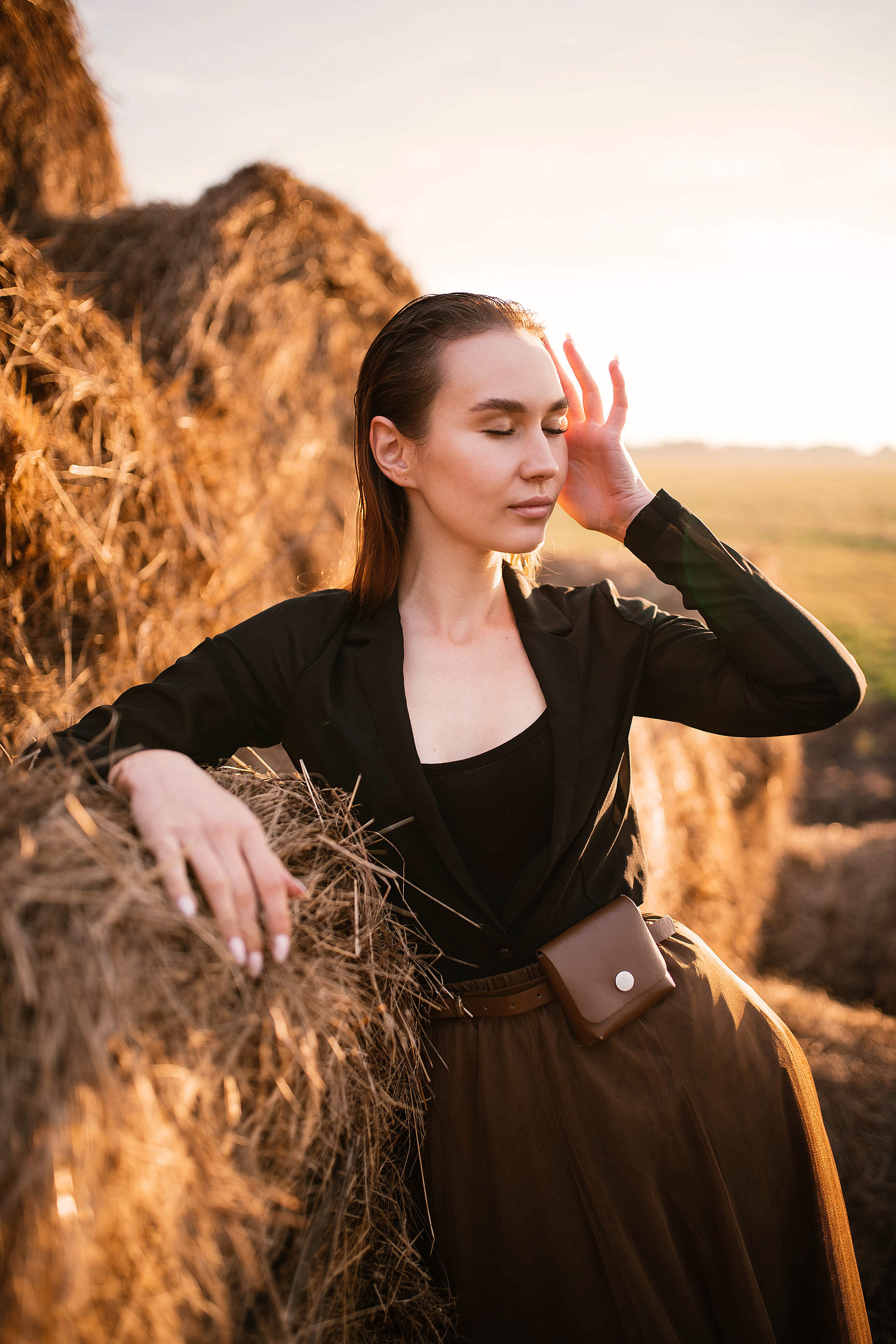 Фотодень в стогах. Свадебный, семейный фотограф в Рязани Лена Брант