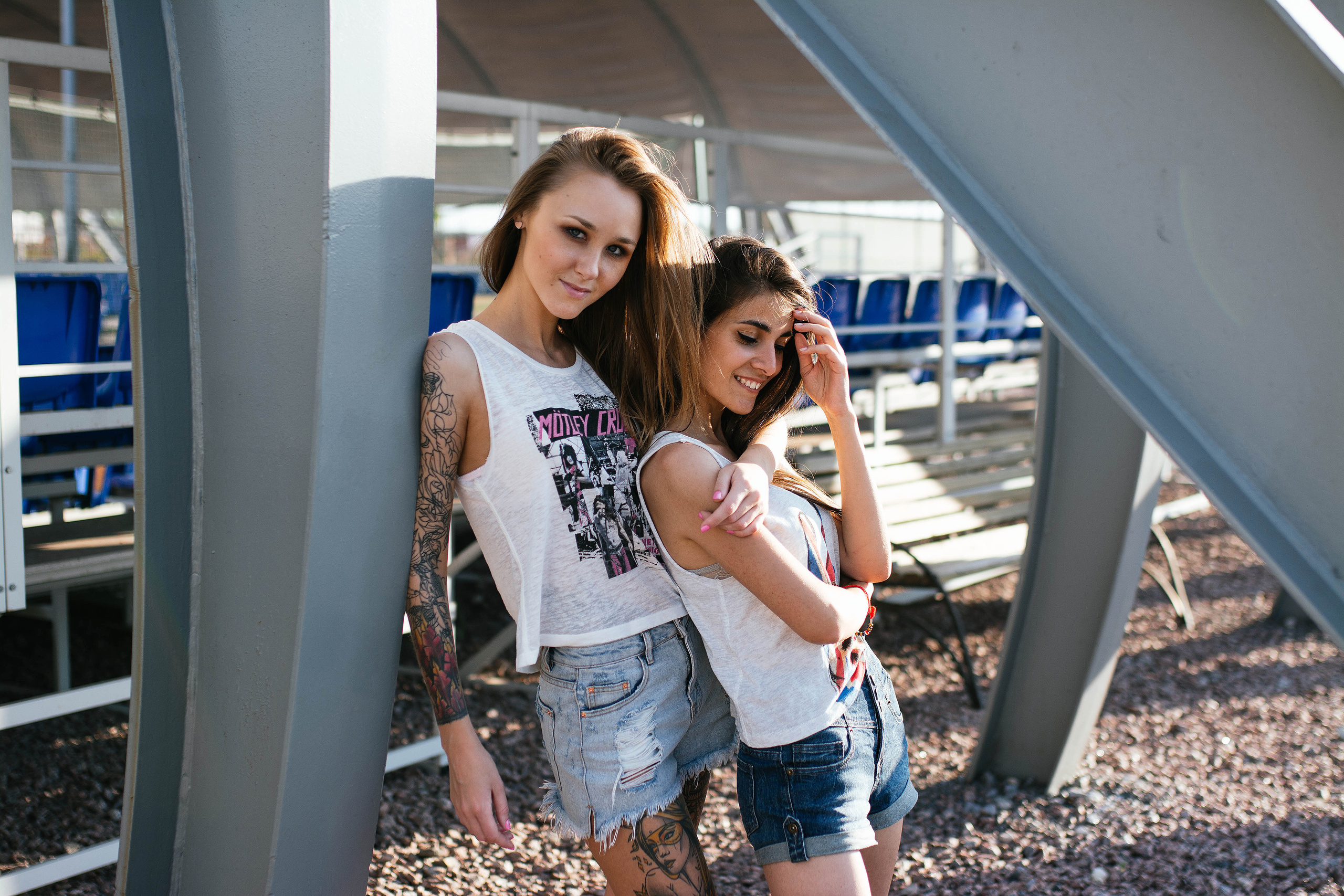 Фотосессия для подруг в Академии тенниса. Свадебный, семейный фотограф в Рязани Лена Брант