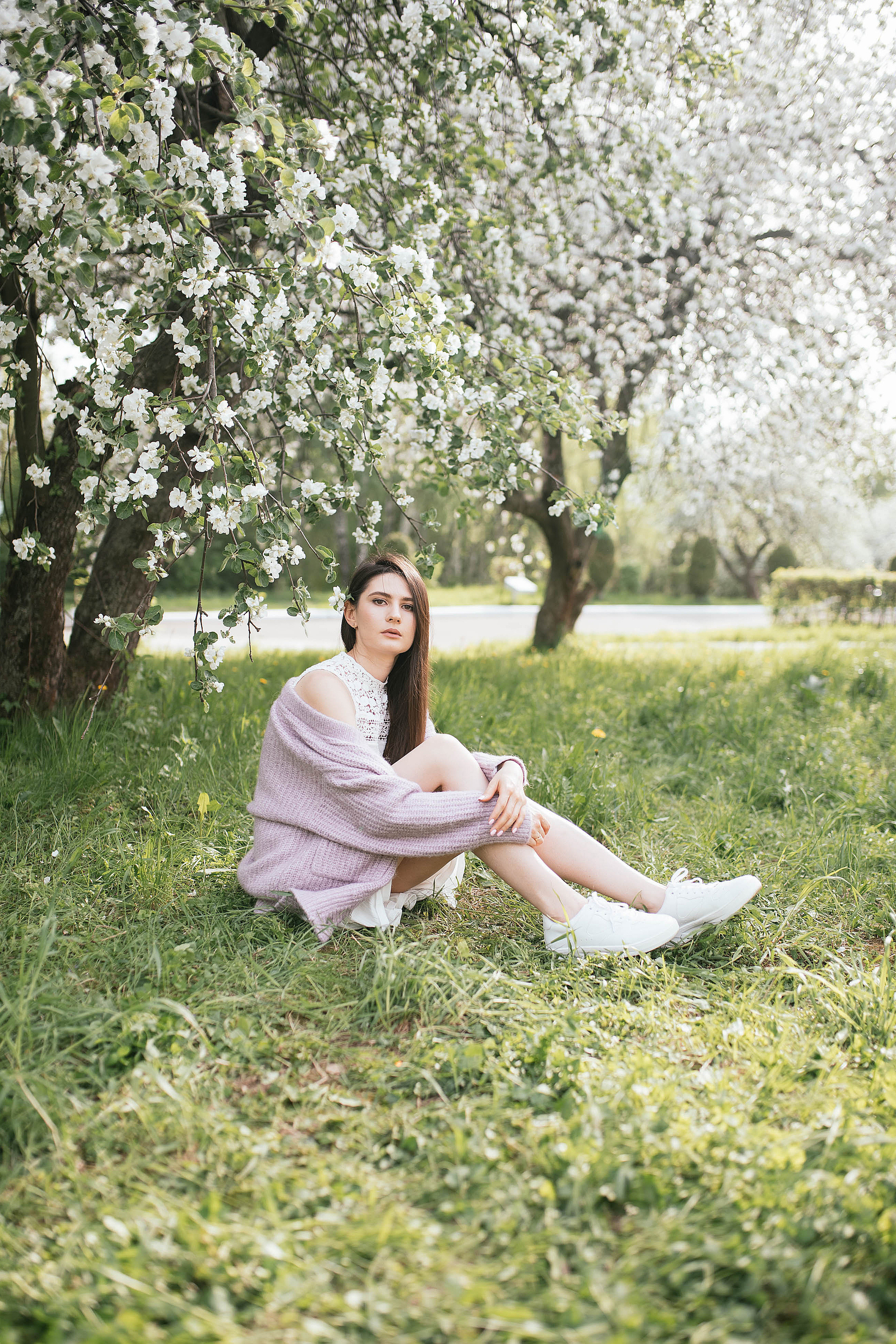 Съемки в цветущих садах. Свадебный, семейный фотограф в Рязани Лена Брант
