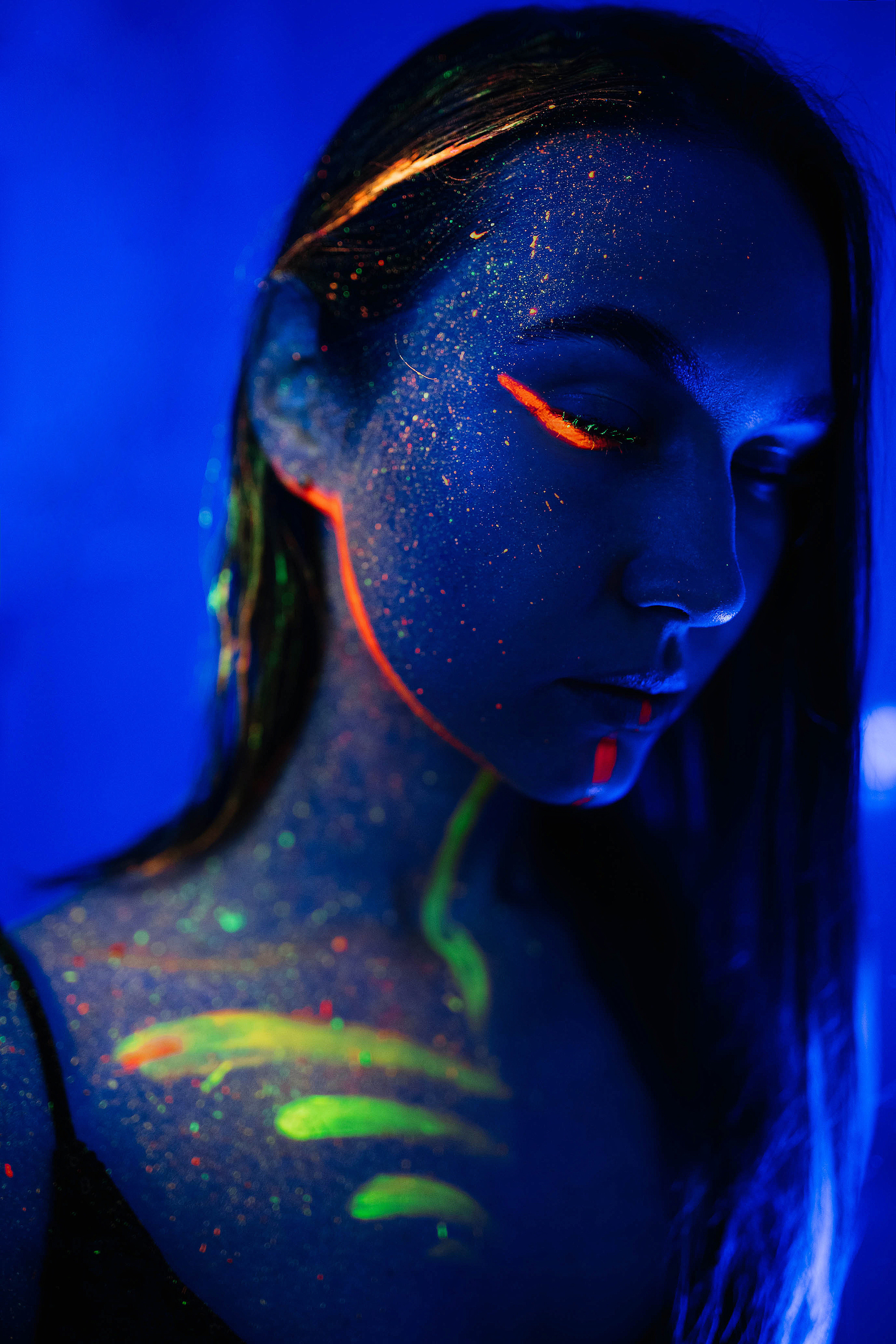 Съемки со светящимися красками. Свадебный, семейный фотограф в Рязани Лена Брант