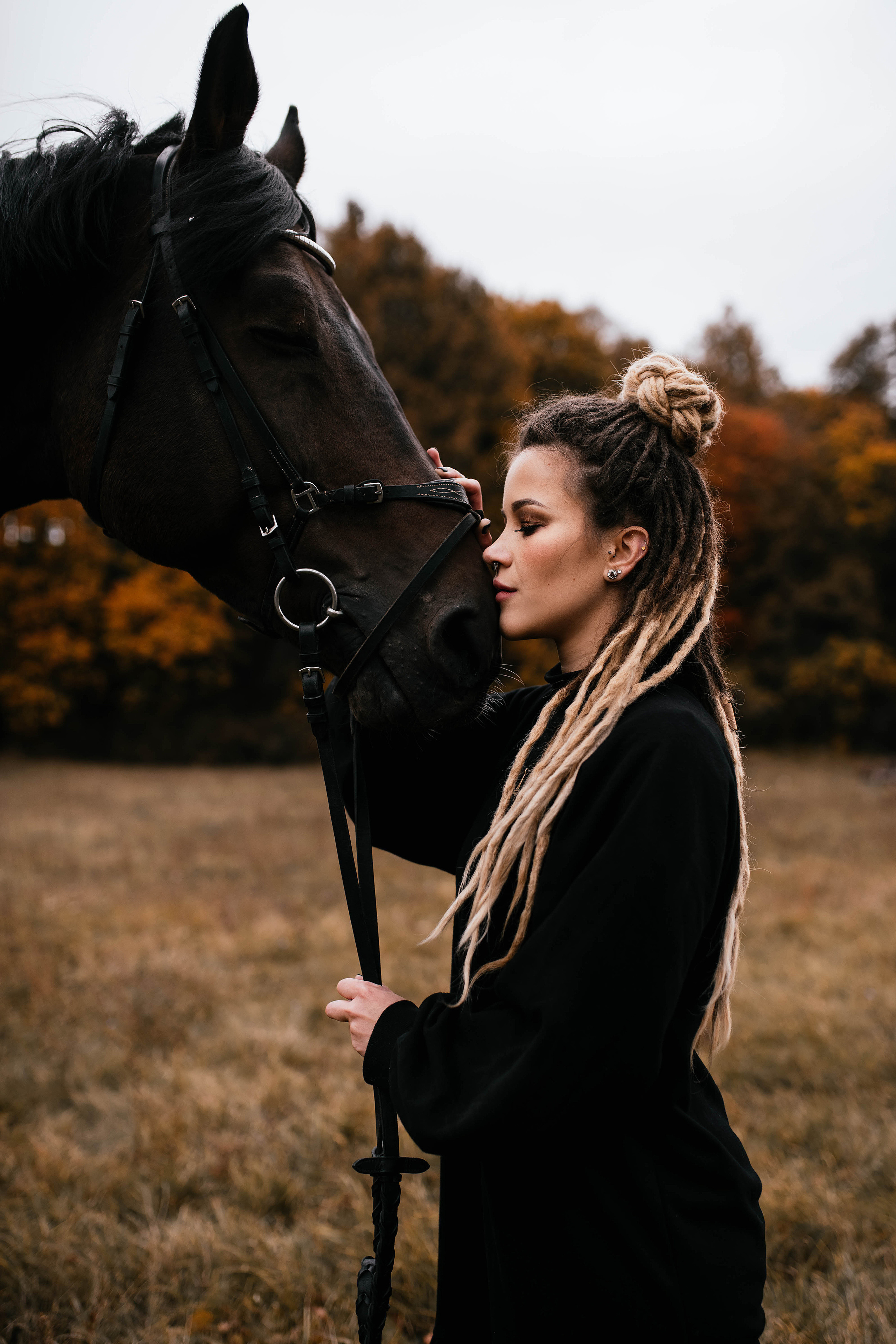 Съемки с лошадьми. Свадебный, семейный фотограф в Рязани Лена Брант