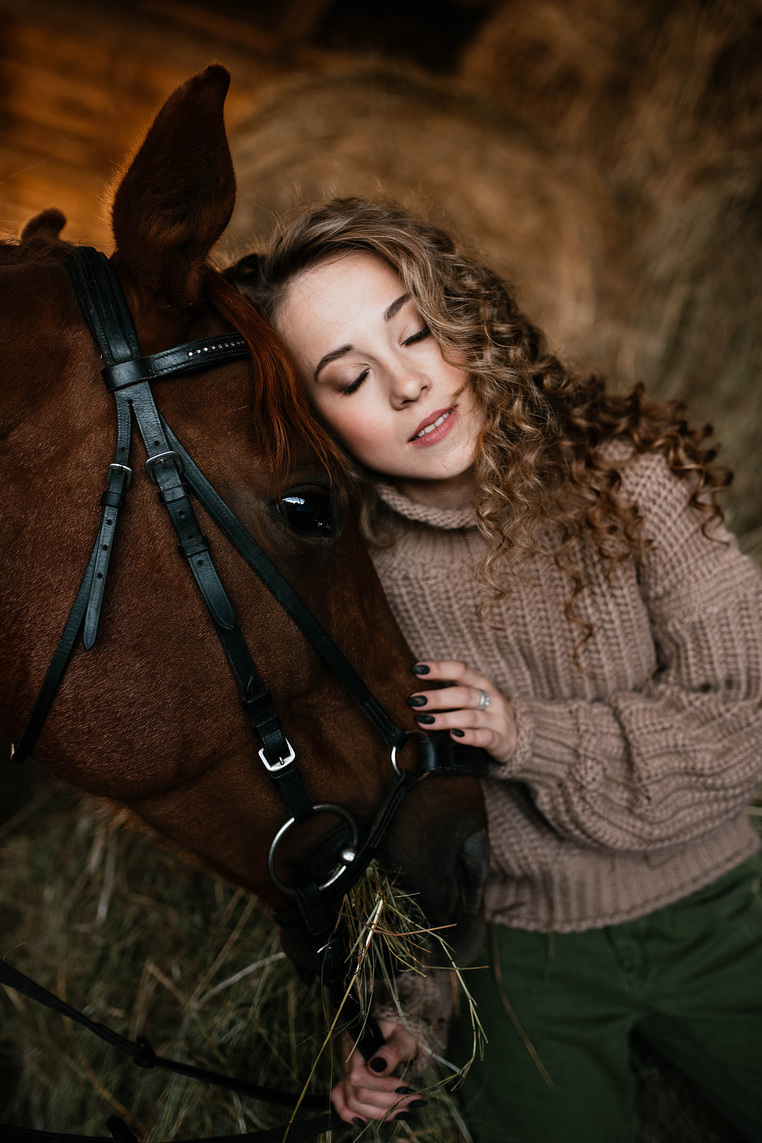 Съемки с лошадьми. Свадебный, семейный фотограф в Рязани Лена Брант