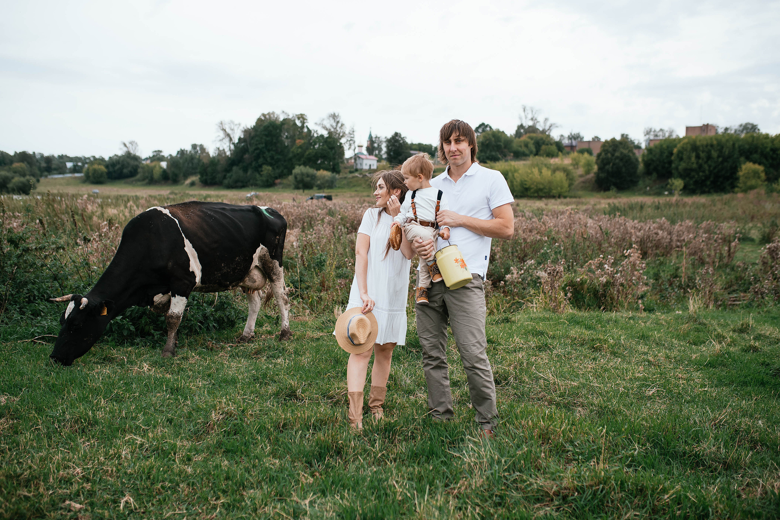 Семейная в деревне. Свадебный, семейный фотограф в Рязани Лена Брант