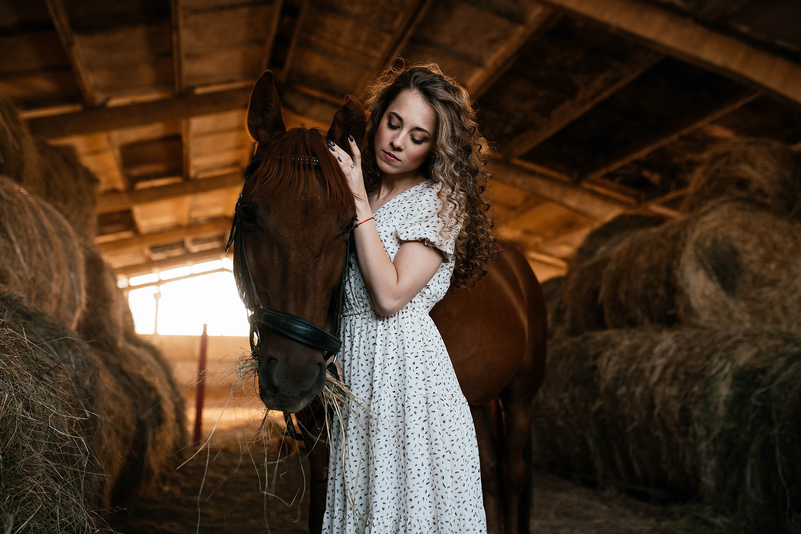 Съемки с лошадьми. Свадебный, семейный фотограф в Рязани Лена Брант