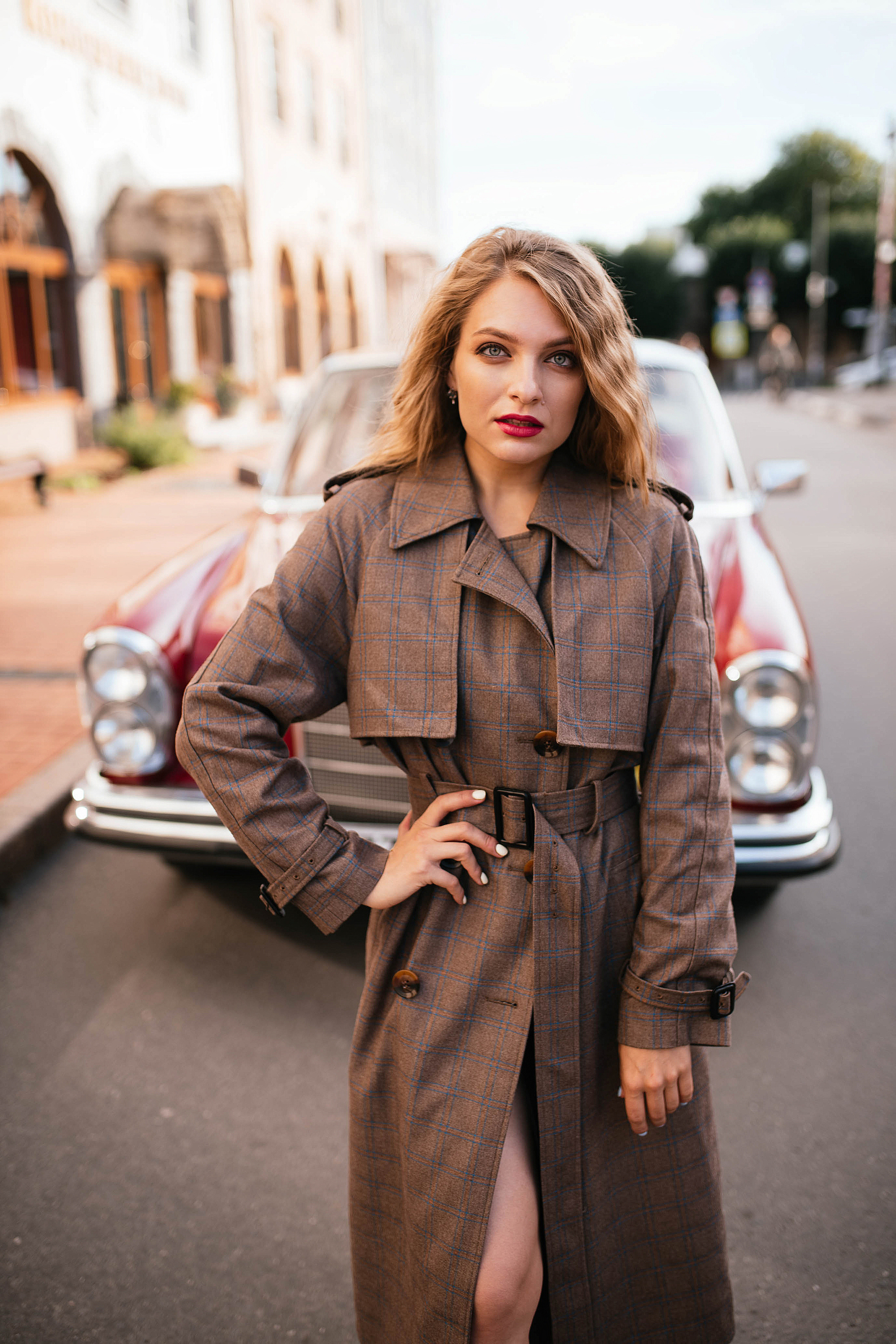 Фотодень с ретро-машиной. Свадебный, семейный фотограф в Рязани Лена Брант