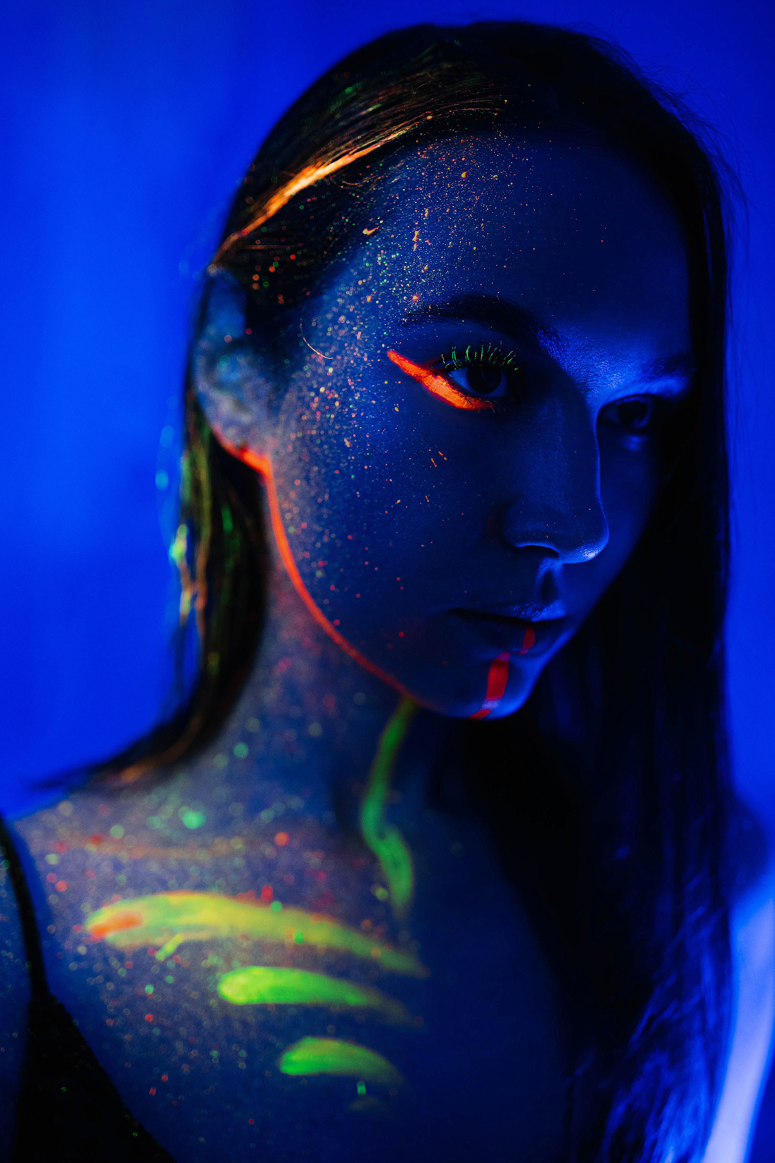 Съемки со светящимися красками. Свадебный, семейный фотограф в Рязани Лена Брант