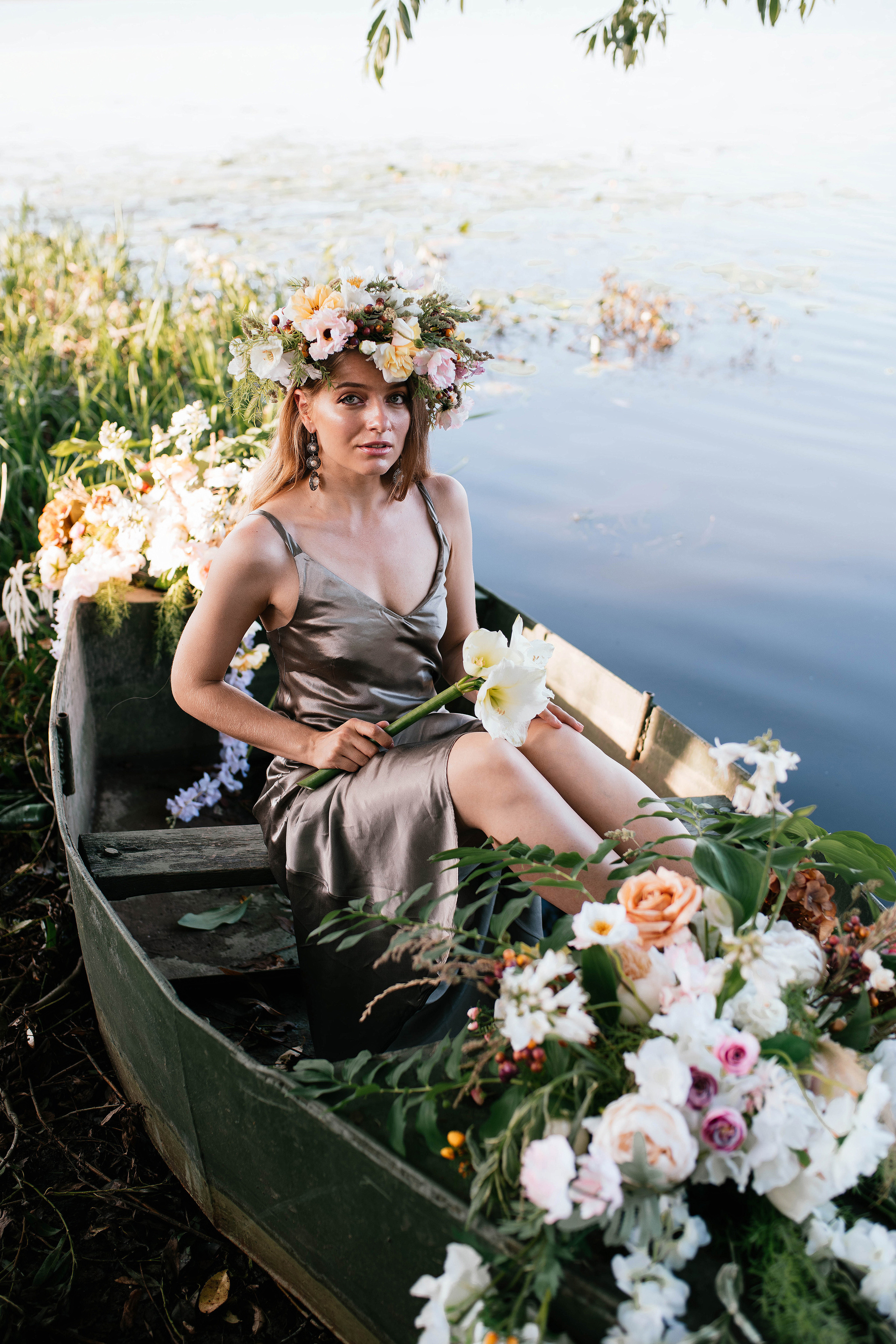 Лодка. Свадебный, семейный фотограф в Рязани Лена Брант