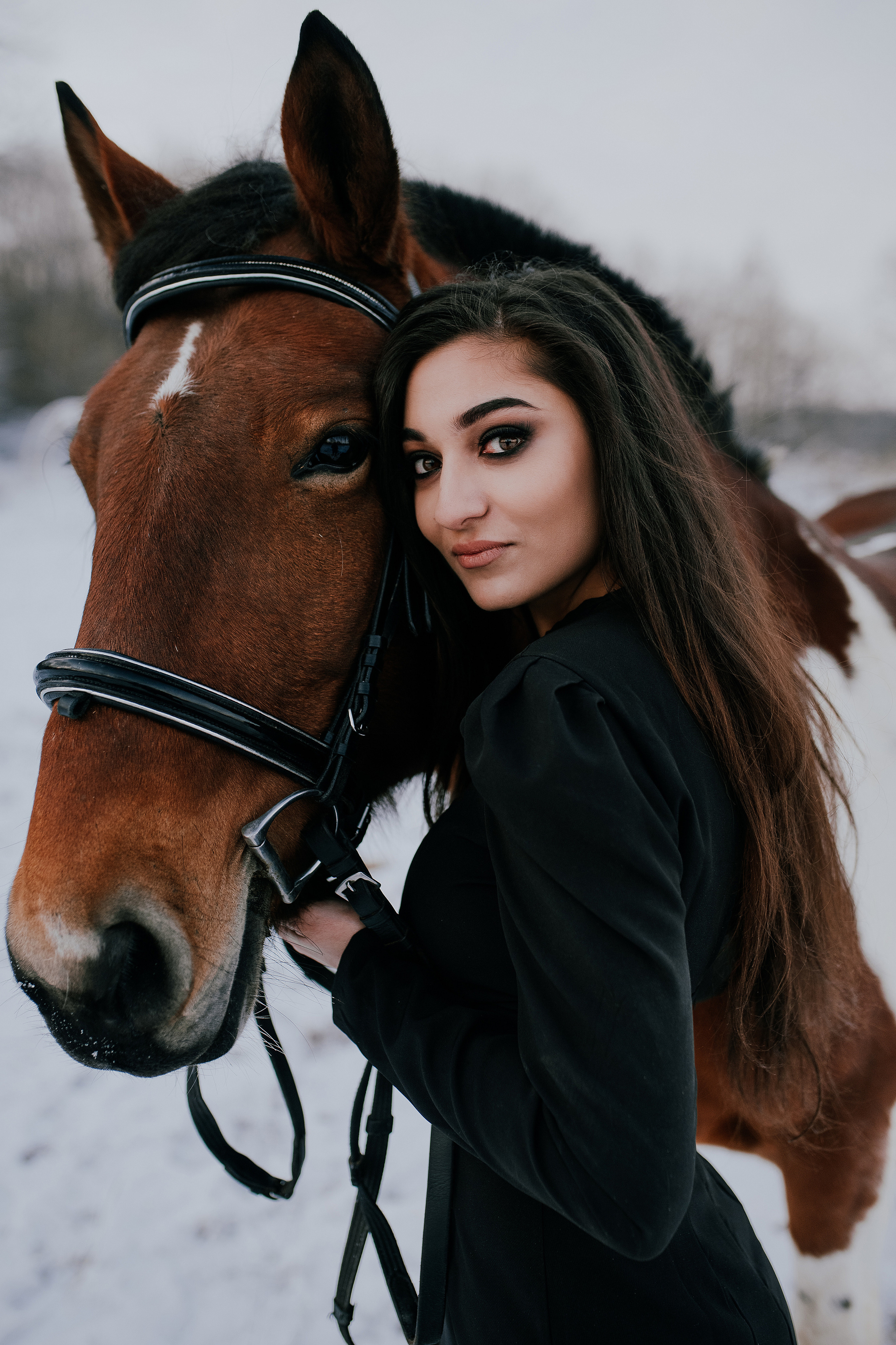 Съемки с лошадьми. Свадебный, семейный фотограф в Рязани Лена Брант