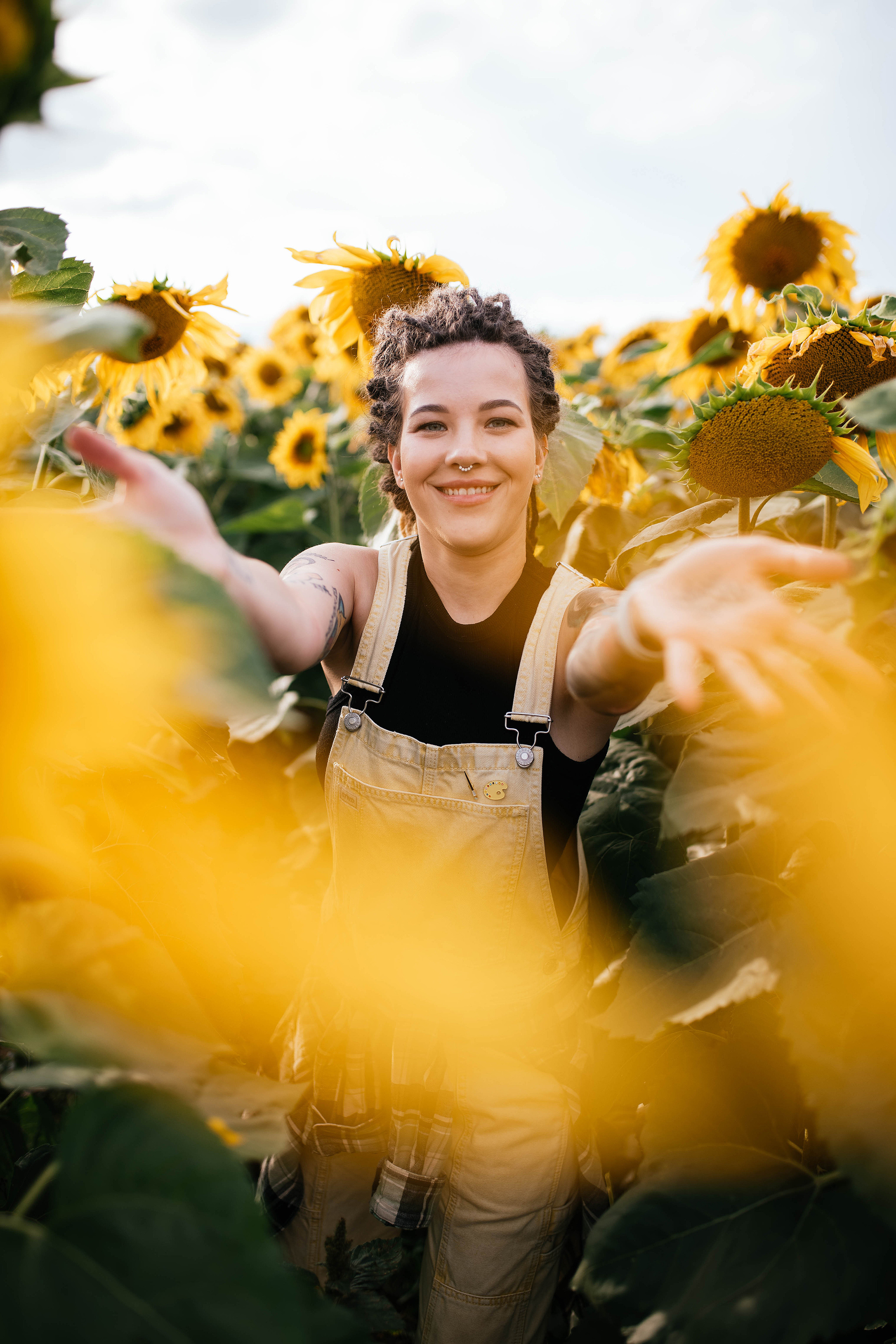 Подсолнухи Настя. Свадебный, семейный фотограф в Рязани Лена Брант