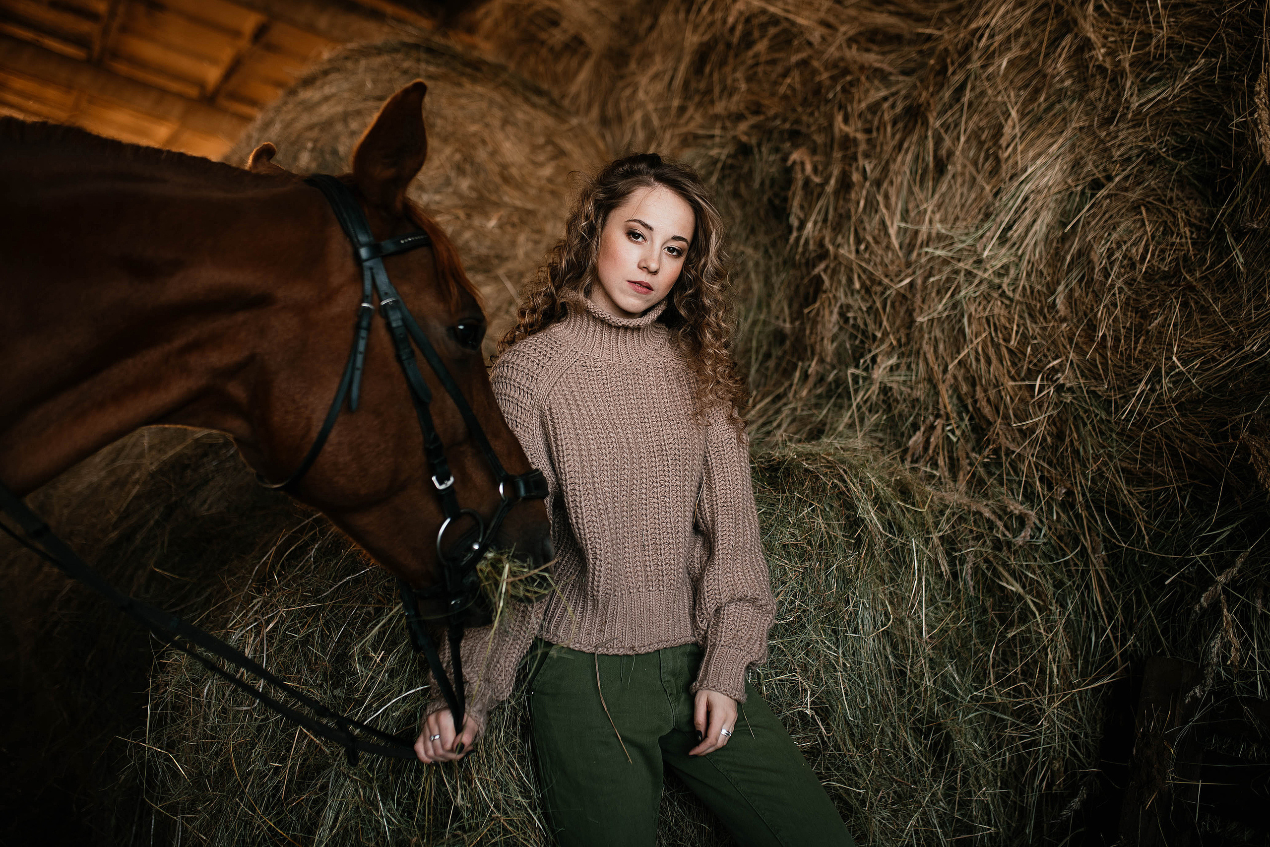 Съемки с лошадьми. Свадебный, семейный фотограф в Рязани Лена Брант