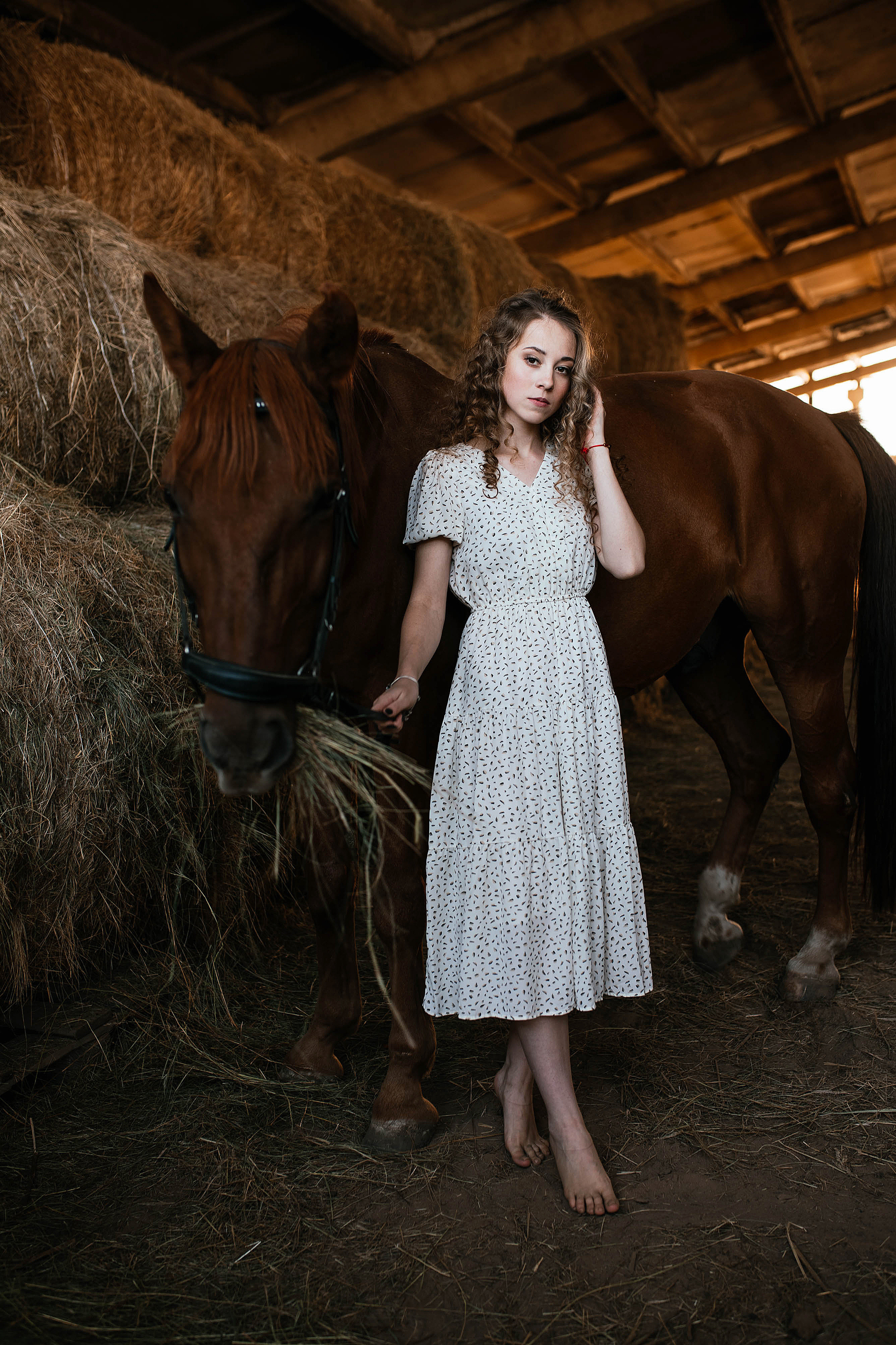 Съемки с лошадьми. Свадебный, семейный фотограф в Рязани Лена Брант