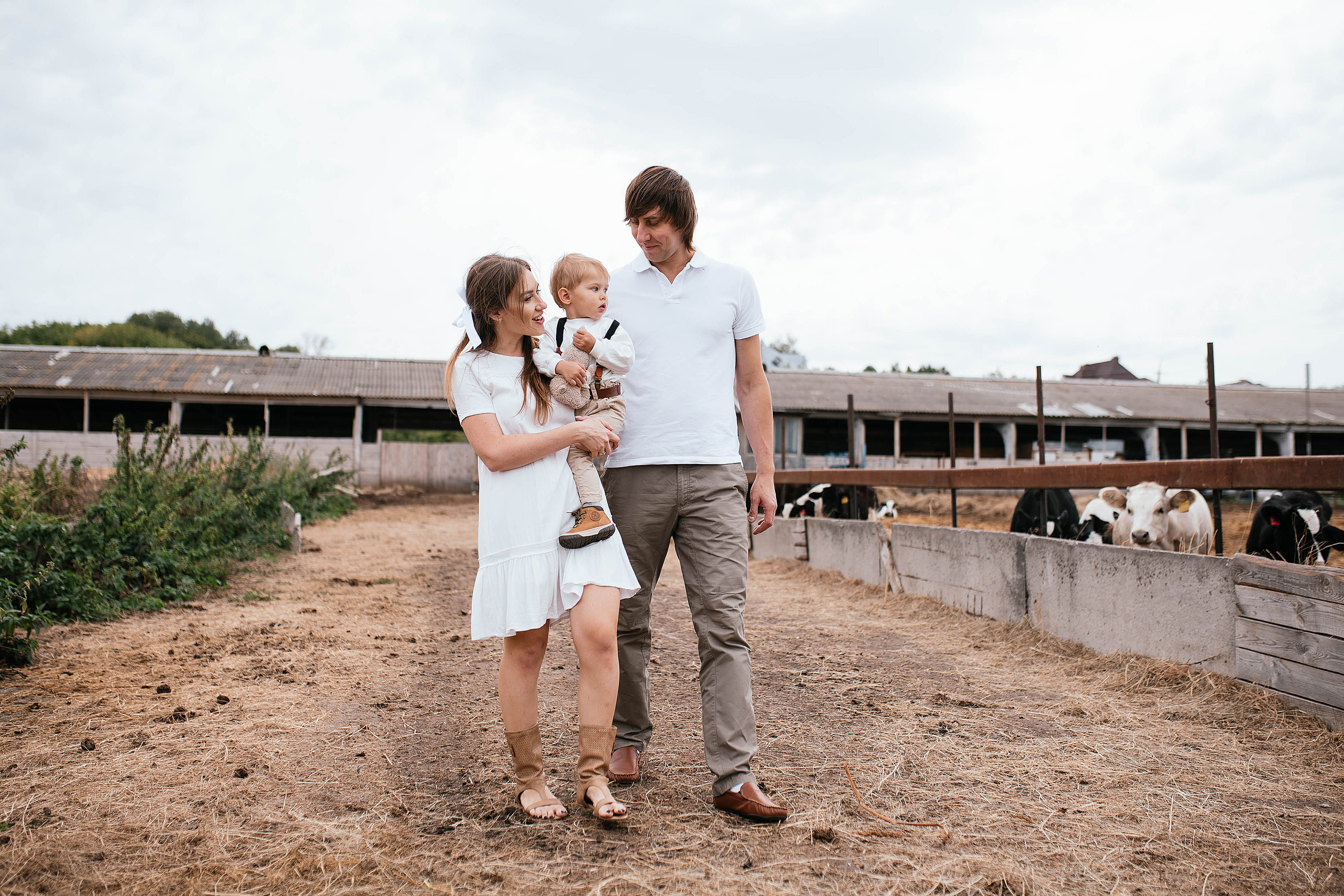 Семейная в деревне. Свадебный, семейный фотограф в Рязани Лена Брант