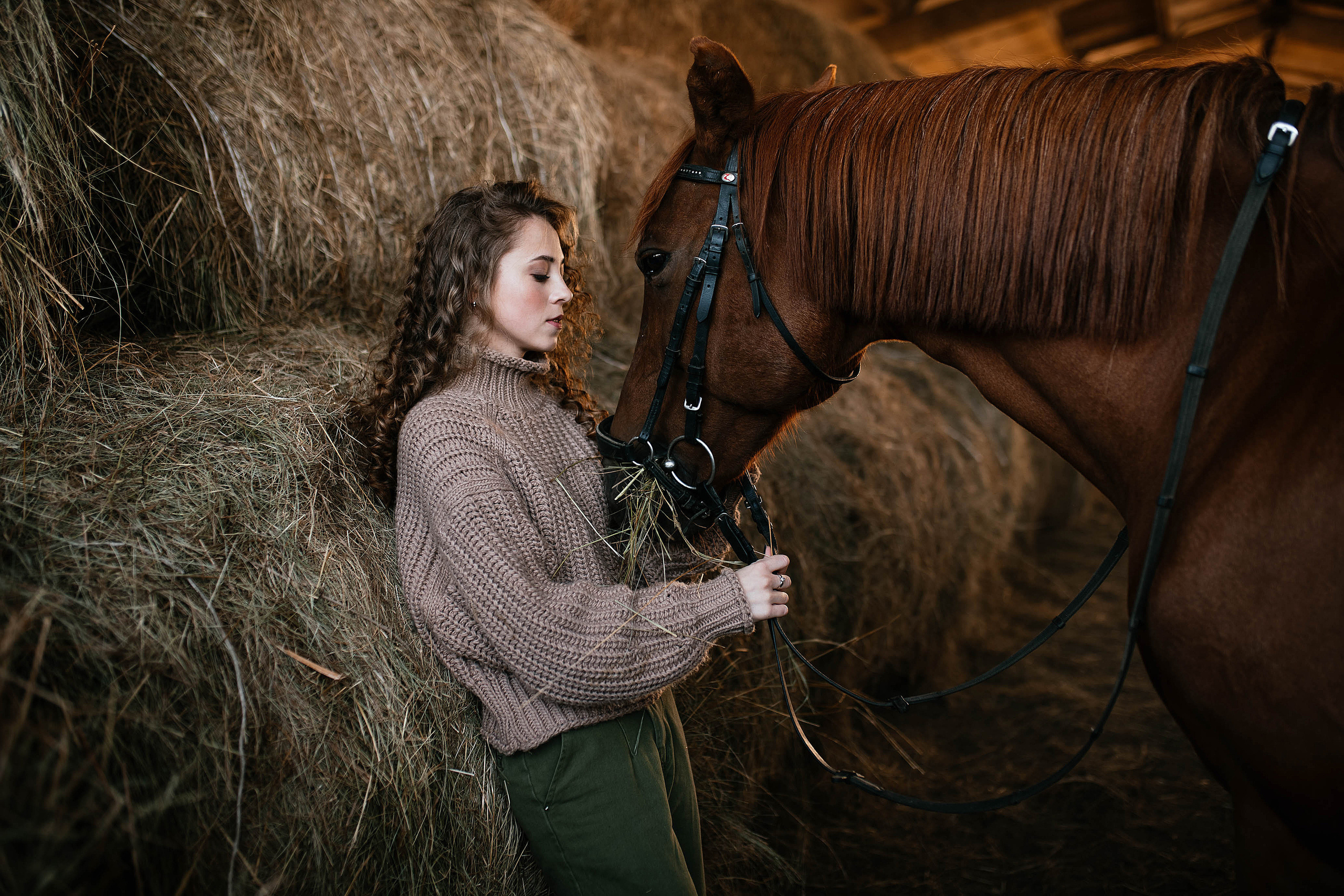 Съемки с лошадьми. Свадебный, семейный фотограф в Рязани Лена Брант