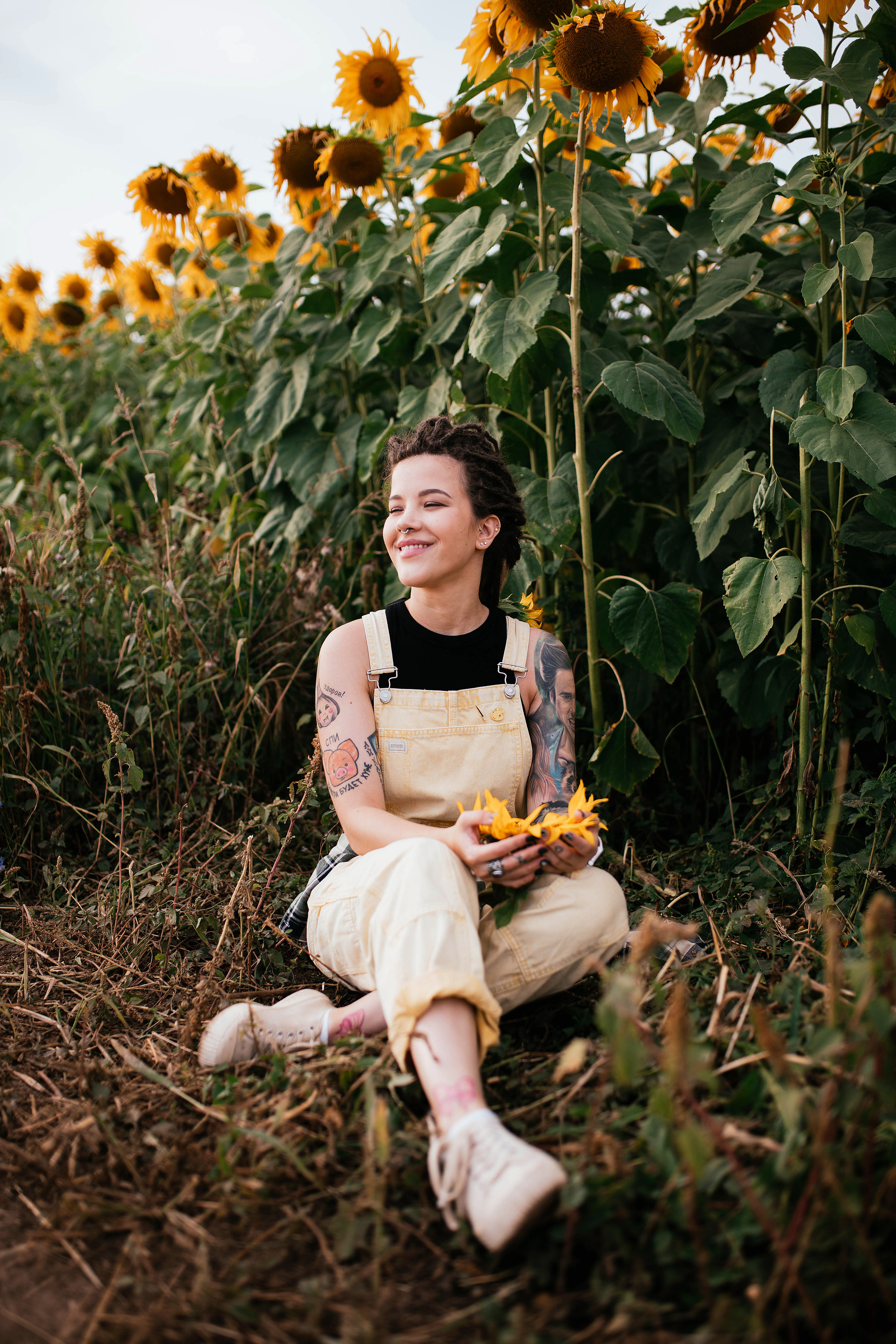 Подсолнухи Настя. Свадебный, семейный фотограф в Рязани Лена Брант