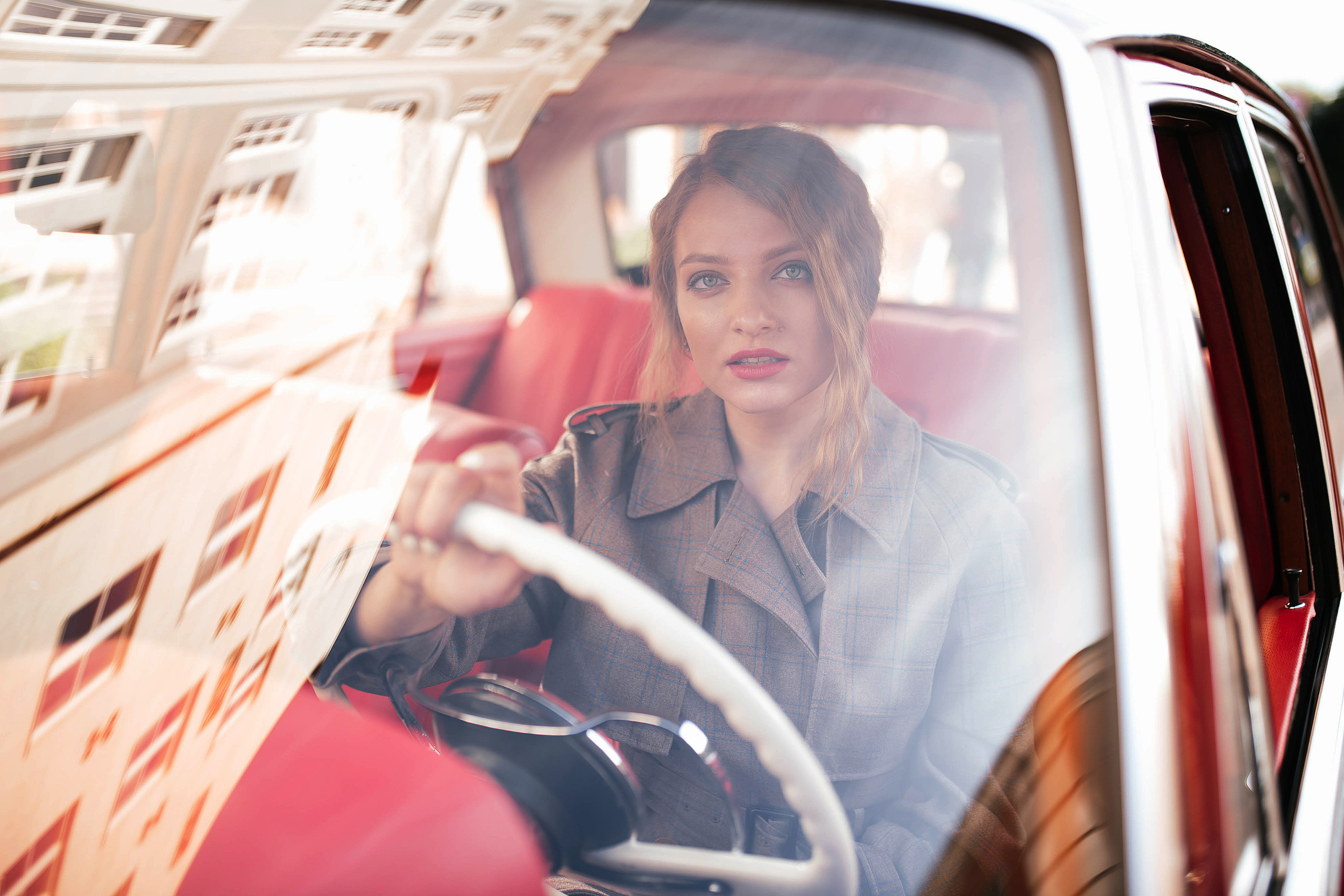 Фотодень с ретро-машиной. Свадебный, семейный фотограф в Рязани Лена Брант