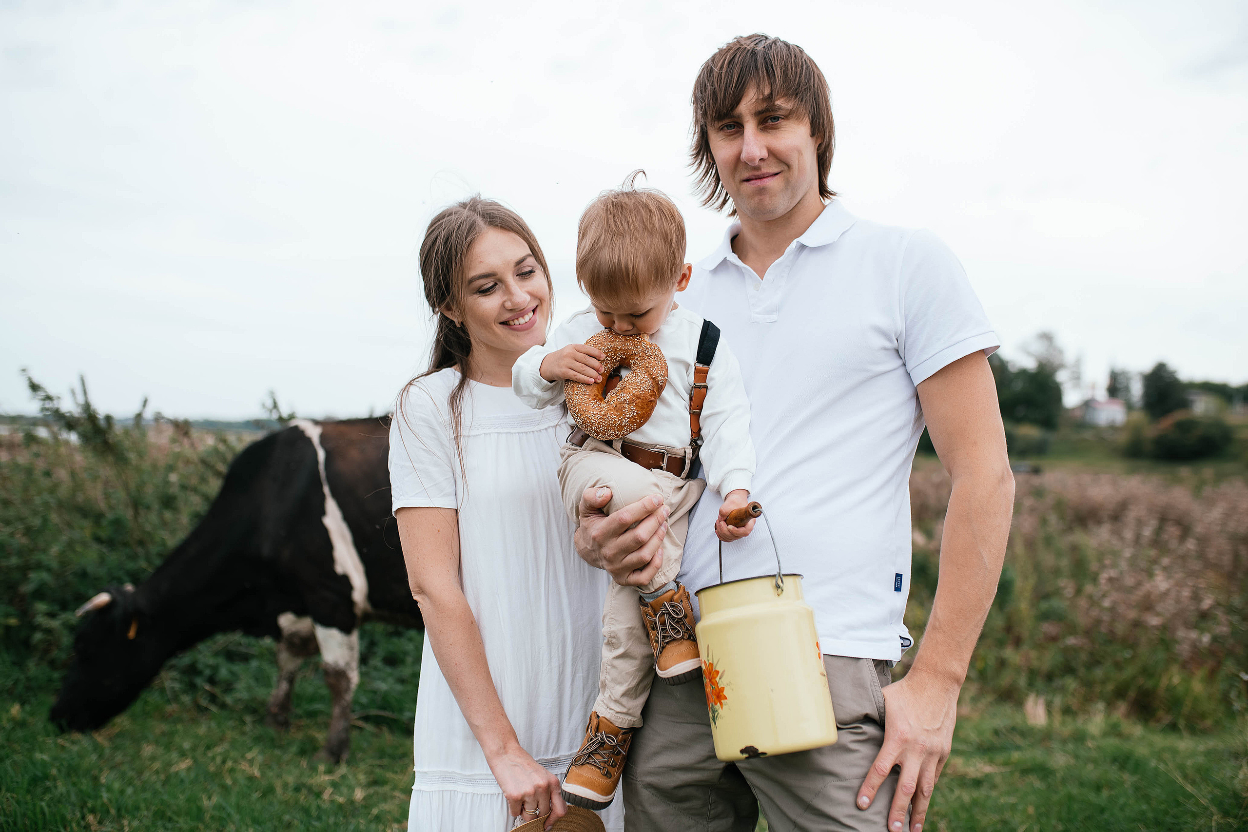 Семейная в деревне. Свадебный, семейный фотограф в Рязани Лена Брант