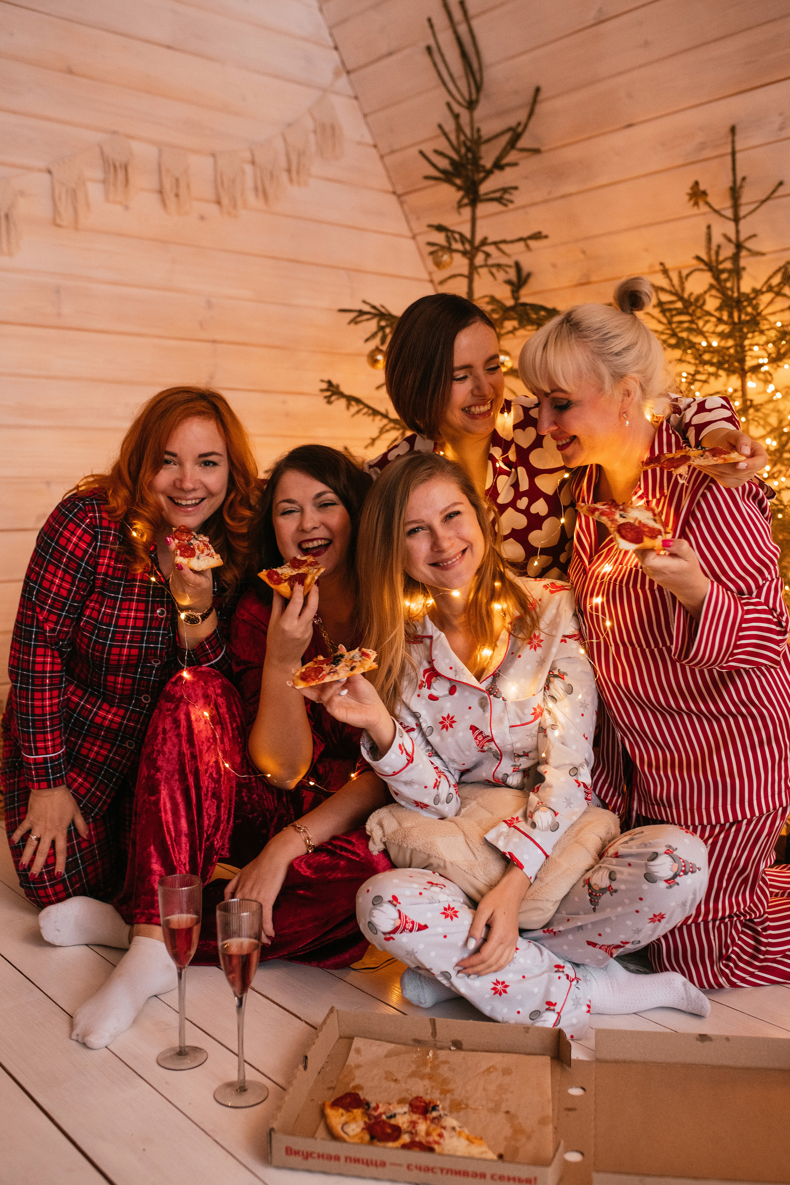 Новогодний девичник. Свадебный, семейный фотограф в Рязани Лена Брант