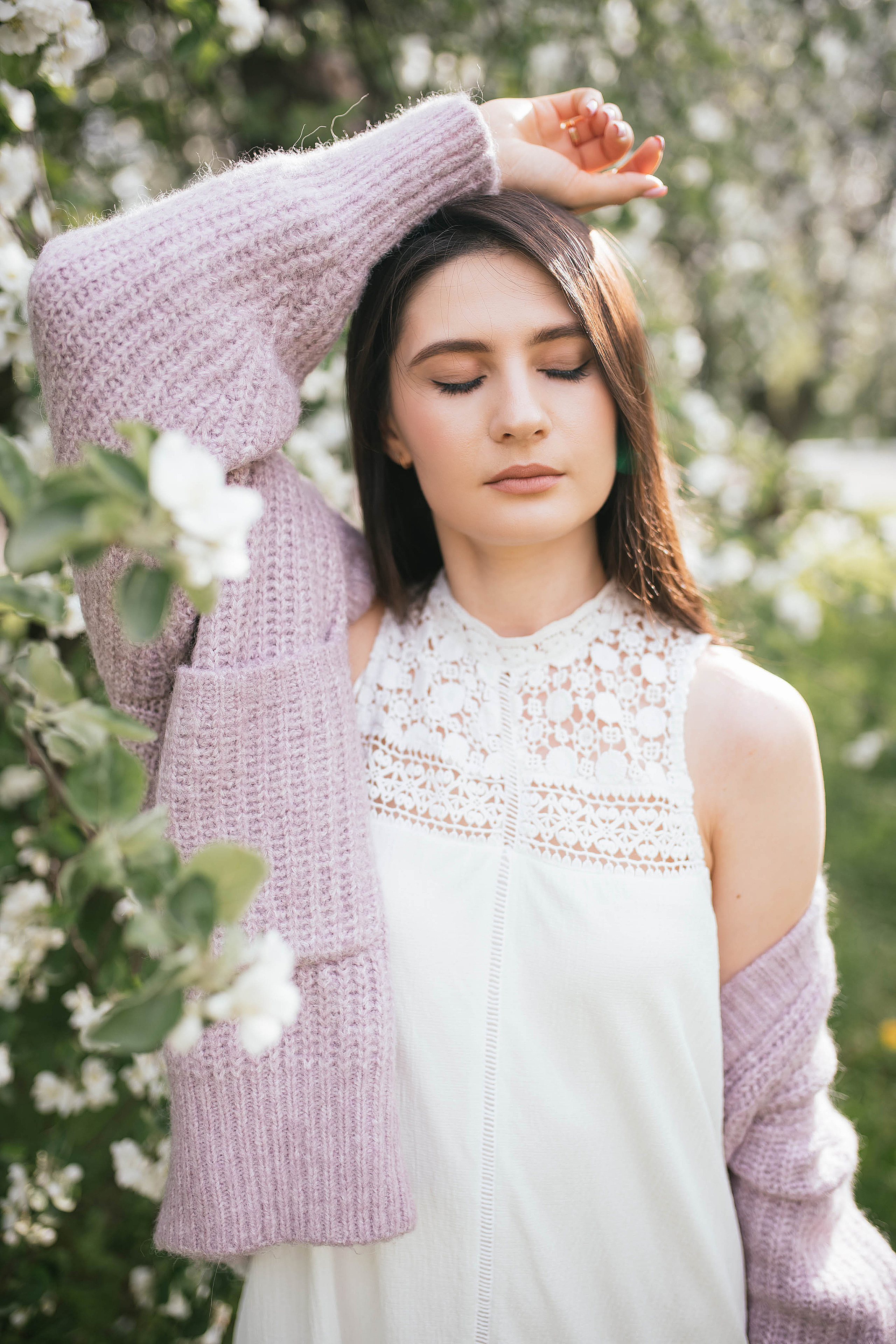 Съемки в цветущих садах. Свадебный, семейный фотограф в Рязани Лена Брант