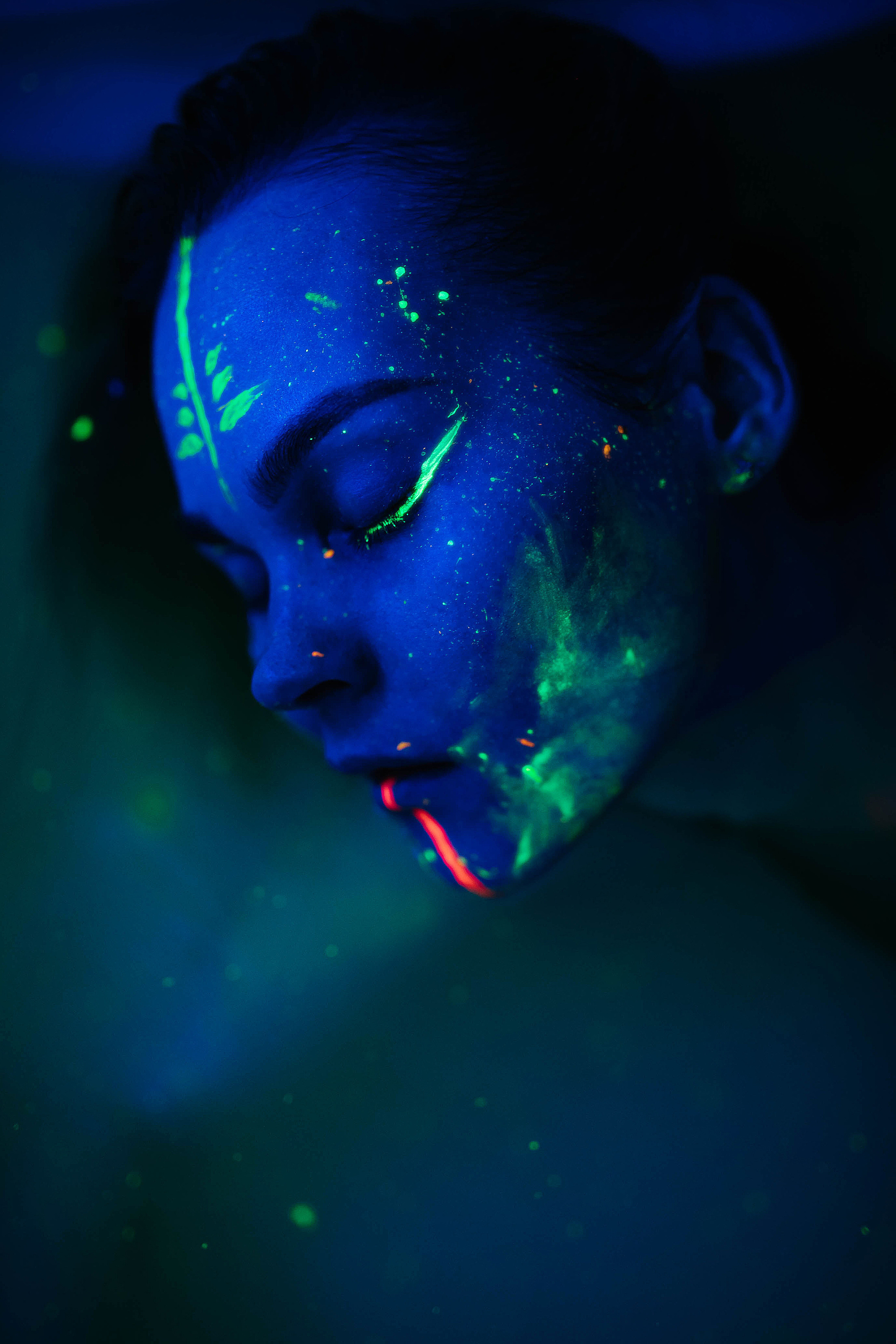 Съемки со светящимися красками. Свадебный, семейный фотограф в Рязани Лена Брант