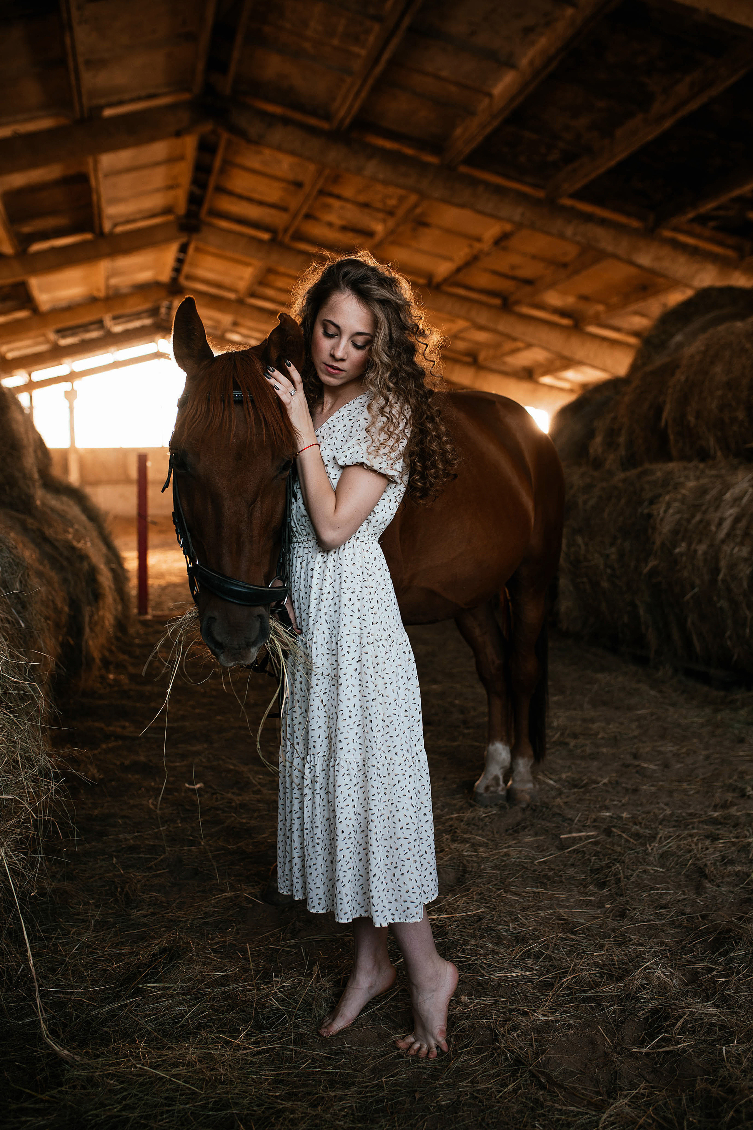 Съемки с лошадьми. Свадебный, семейный фотограф в Рязани Лена Брант