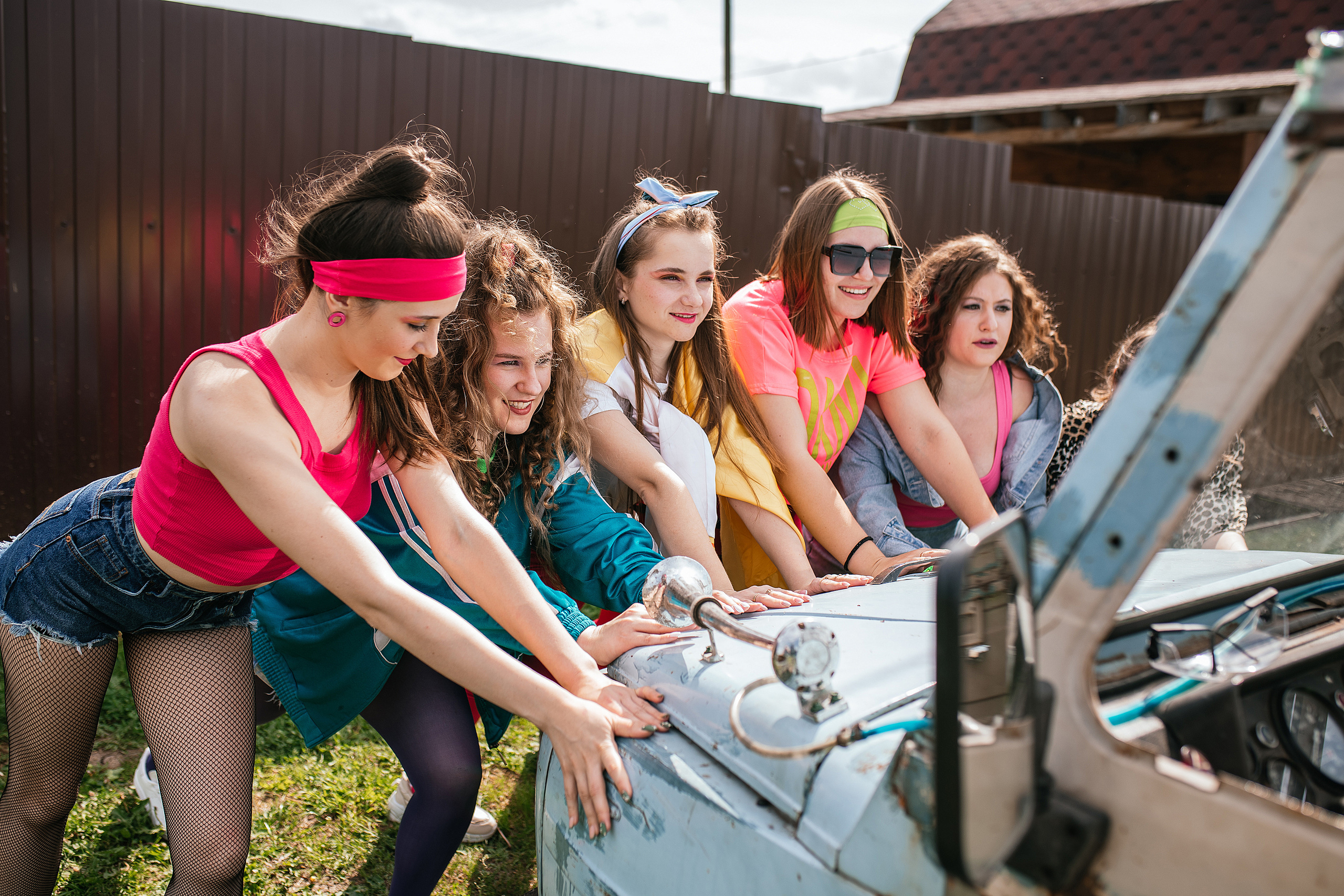 Девичник 90-е. Свадебный, семейный фотограф в Рязани Лена Брант