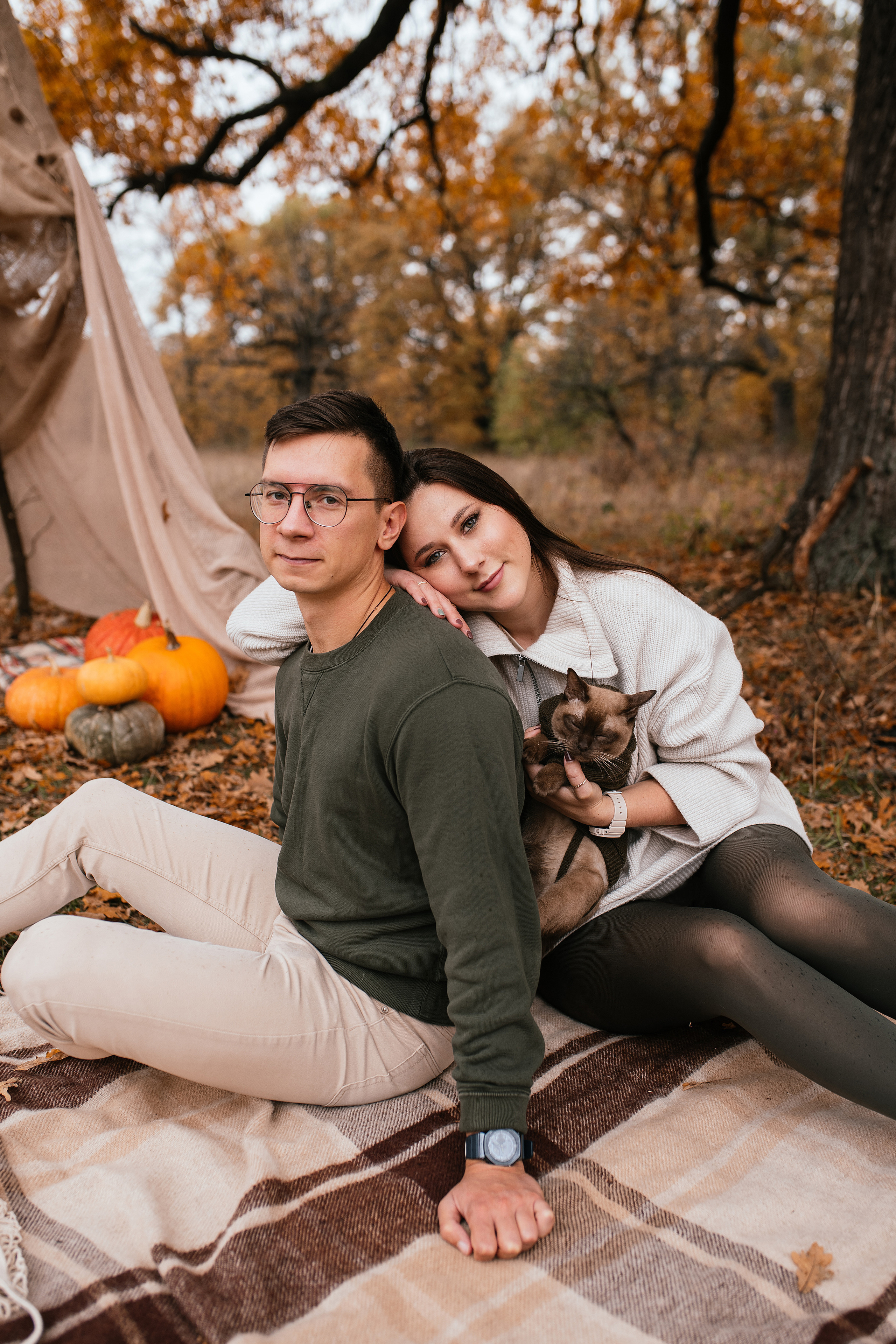 Осенний фотодень Саша и Максим. Свадебный, семейный фотограф в Рязани Лена Брант
