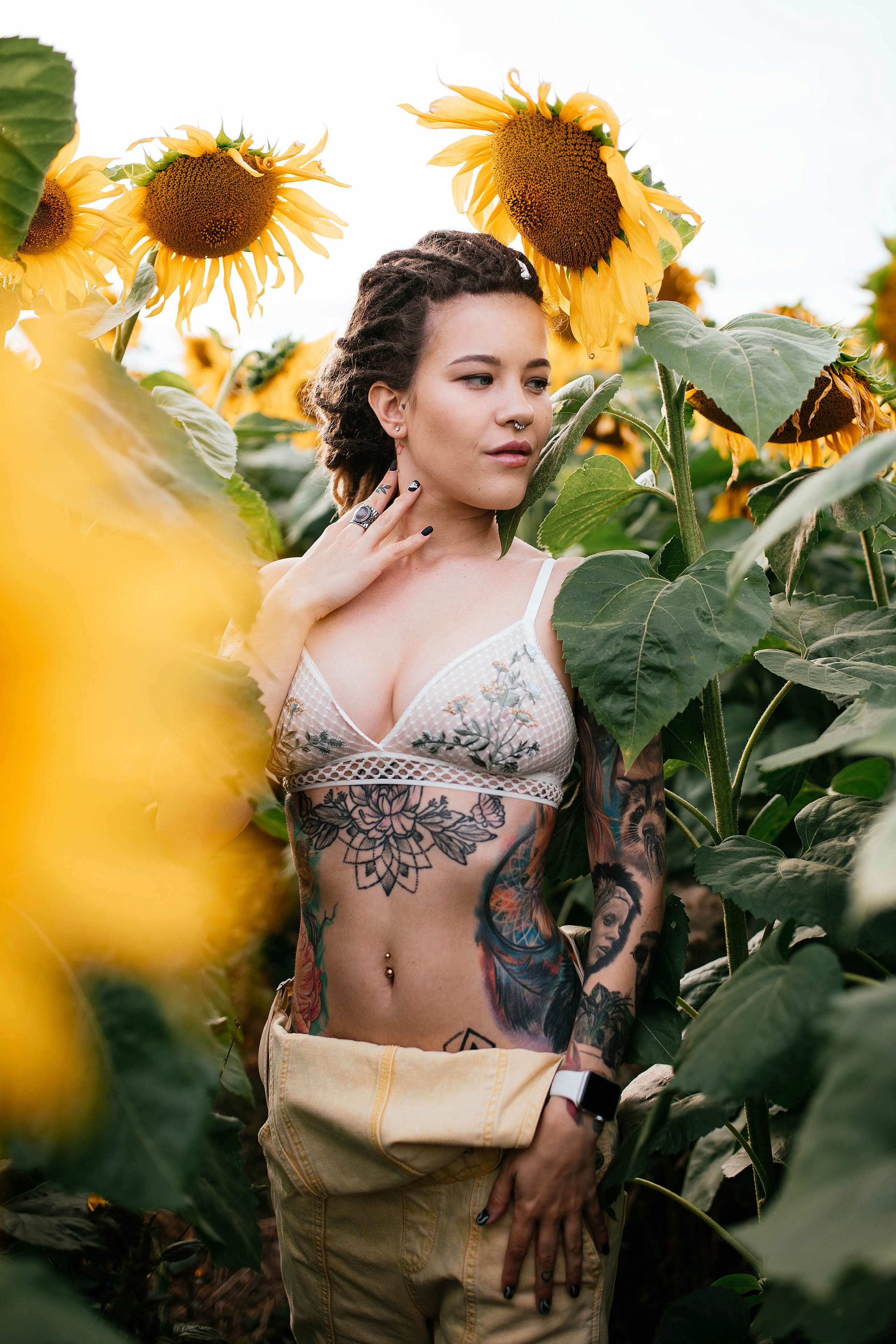 Подсолнухи Настя. Свадебный, семейный фотограф в Рязани Лена Брант