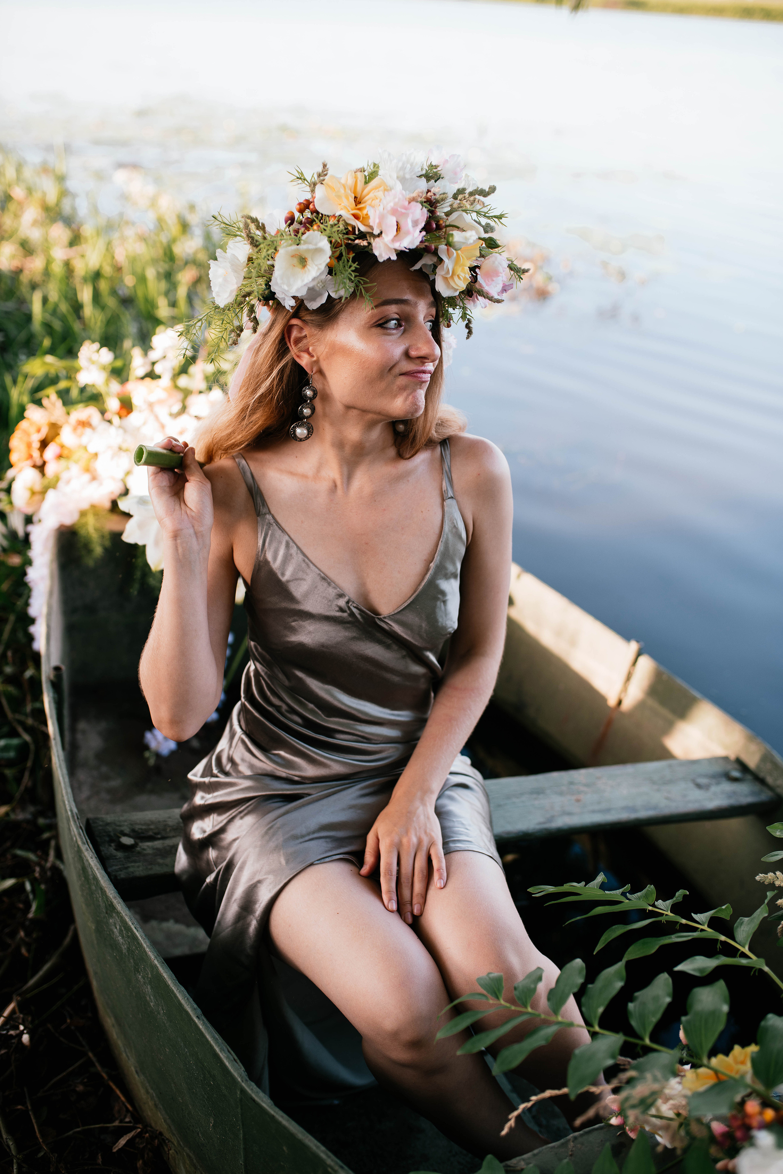 Лодка. Свадебный, семейный фотограф в Рязани Лена Брант