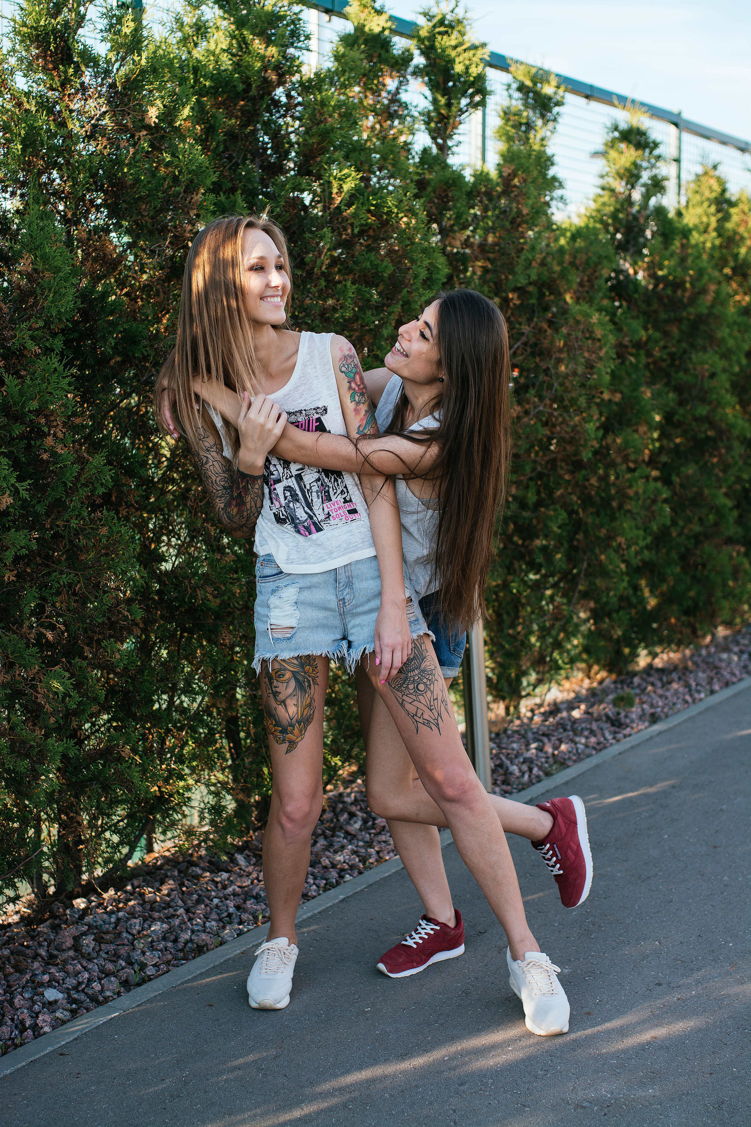 Фотосессия для подруг в Академии тенниса. Свадебный, семейный фотограф в Рязани Лена Брант