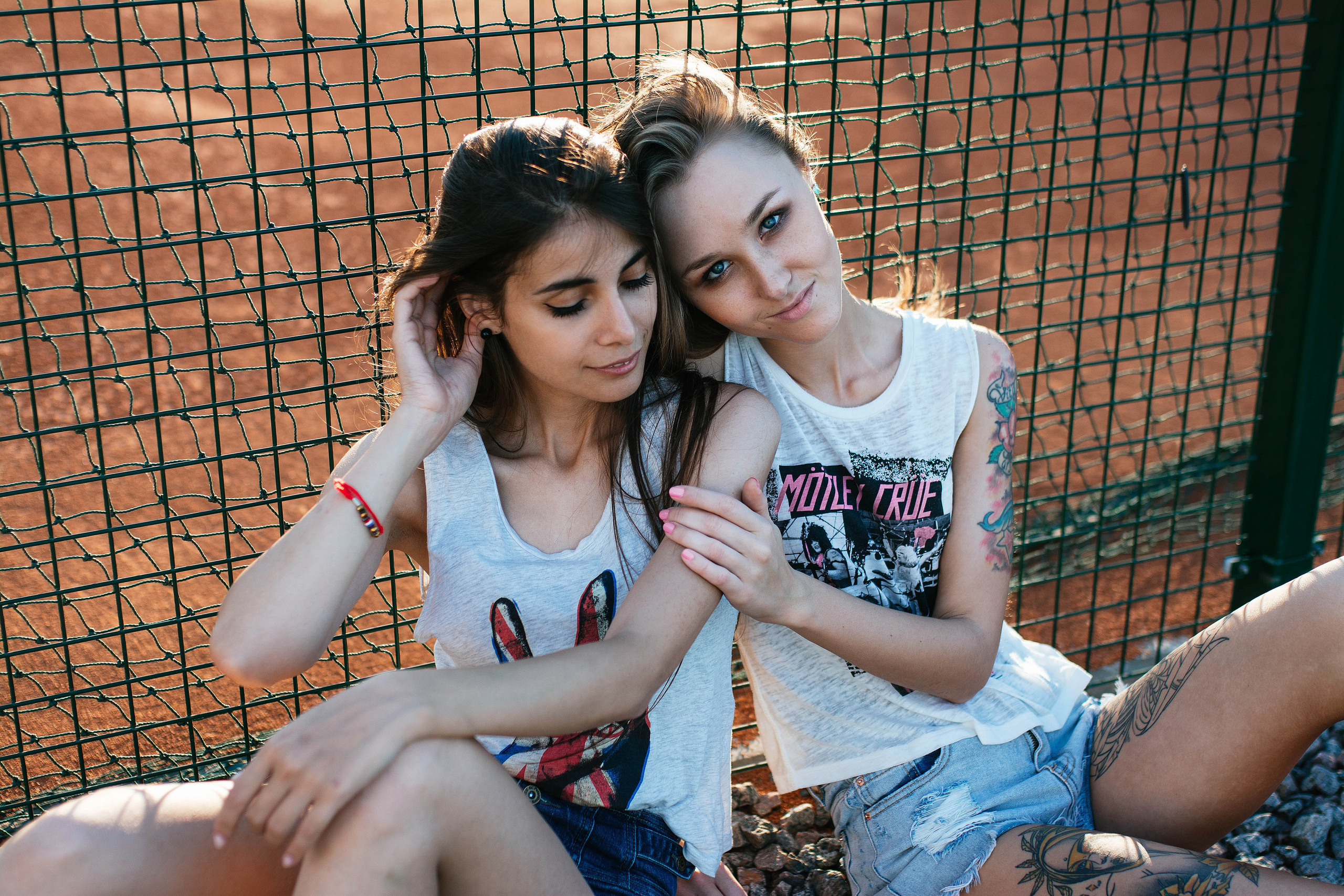 Фотосессия для подруг в Академии тенниса. Свадебный, семейный фотограф в Рязани Лена Брант