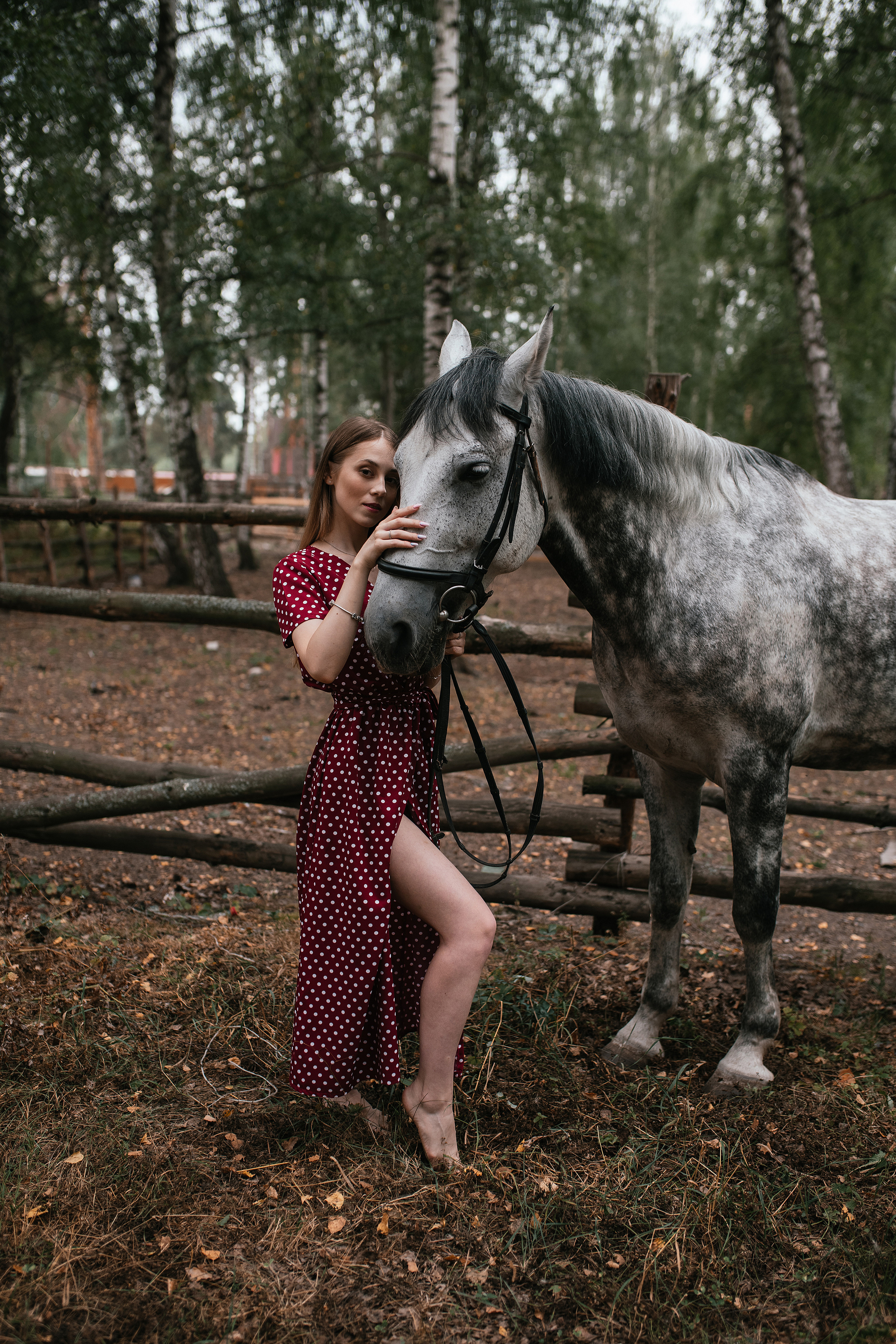 Съемки с лошадьми. Свадебный, семейный фотограф в Рязани Лена Брант