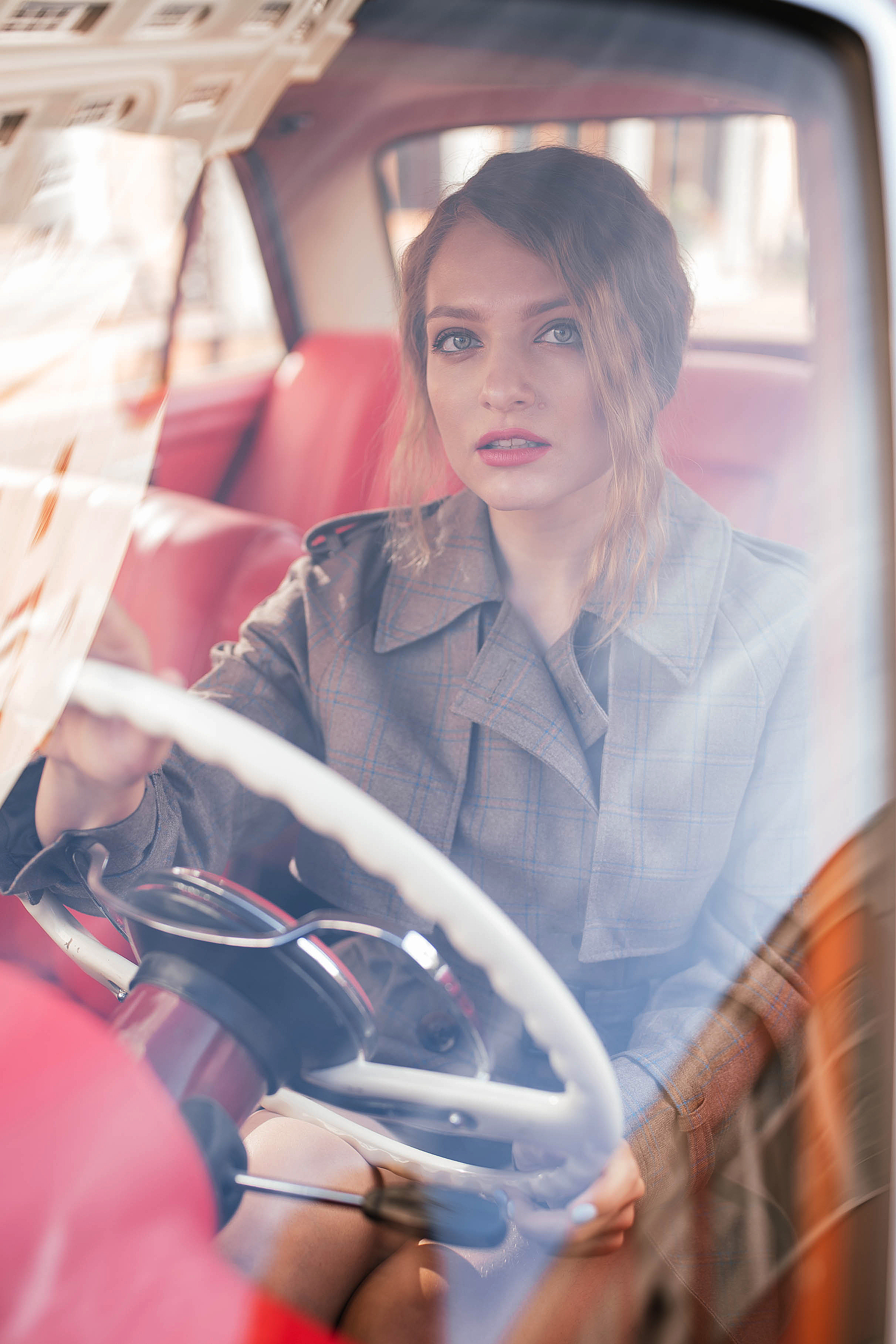 Фотодень с ретро-машиной. Свадебный, семейный фотограф в Рязани Лена Брант